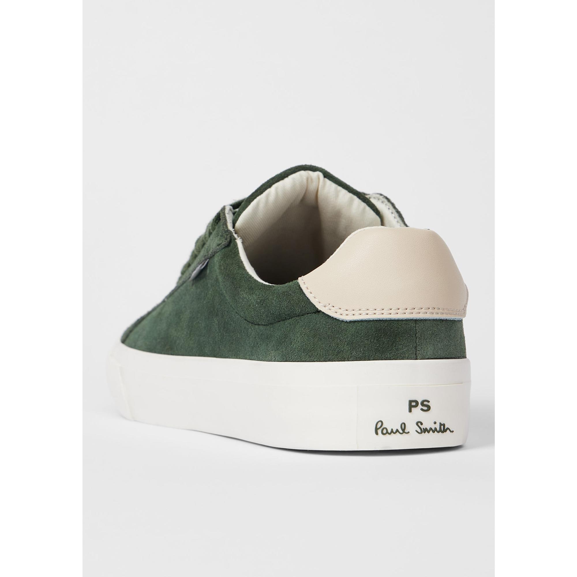 Product image 3 of 5 of PS By Paul Smith Men's Leather Amos Trainers - Khaki