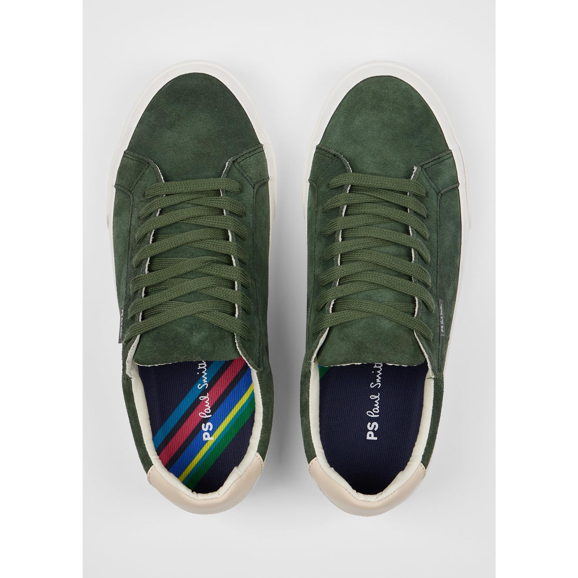 Product image 5 of 5 of PS By Paul Smith Men's Leather Amos Trainers - Khaki