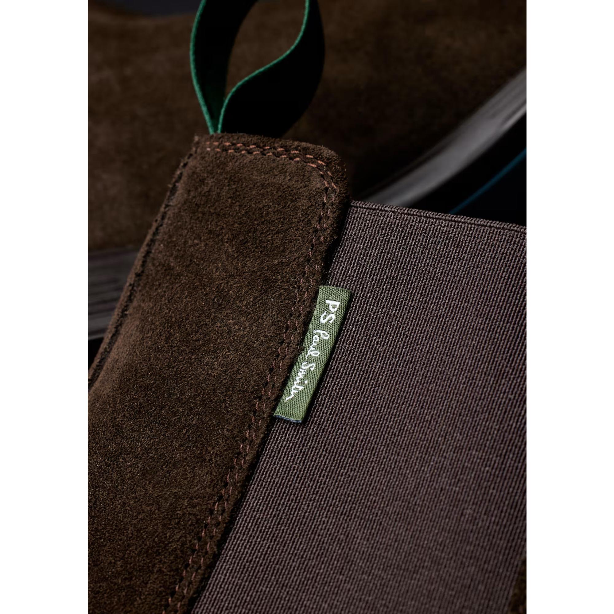 Product image 9 of 9 of PS By Paul Smith Men's Augustus Chelsea Boots - Dark Brown Suede