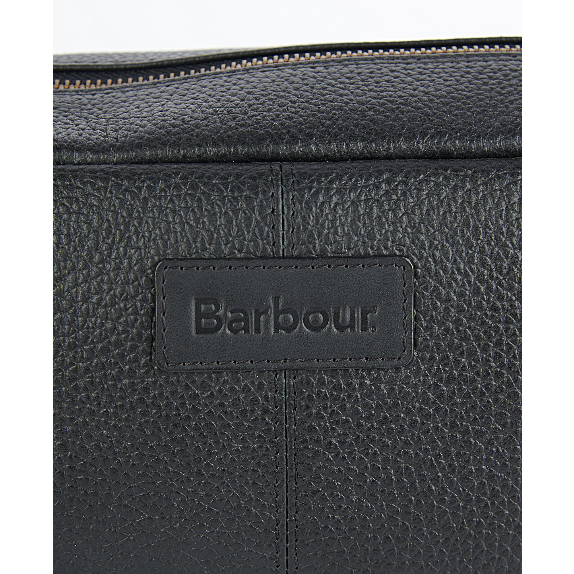 Product image 4 of 8 of Barbour Men's Highgate Leather Washbag - Black
