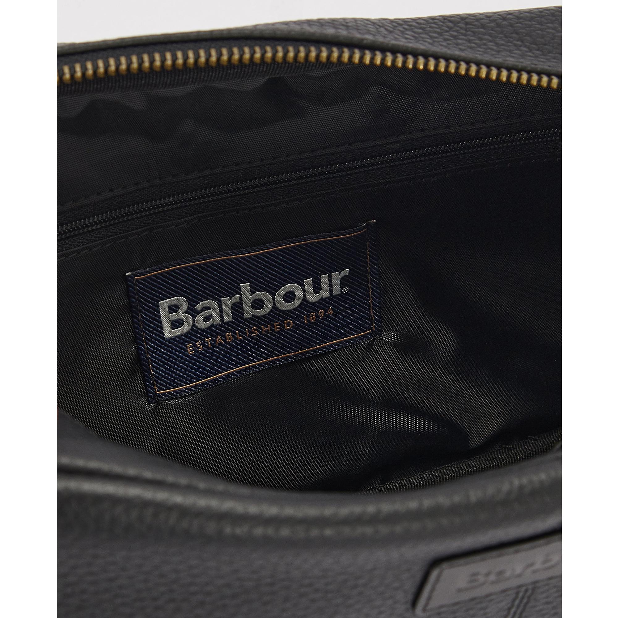 Product image 8 of 8 of Barbour Men's Highgate Leather Washbag - Black