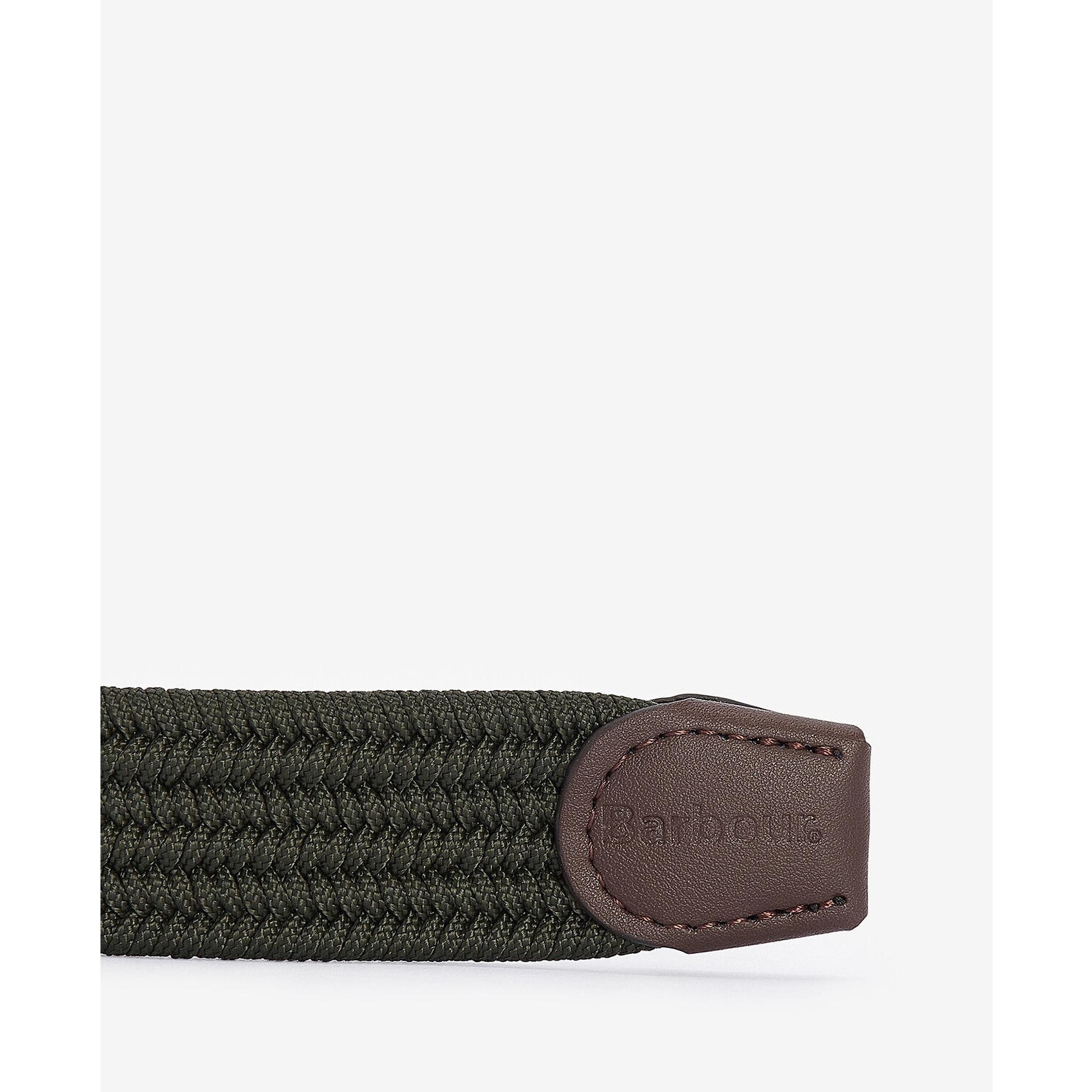 Product image 3 of 3 of Barbour Men's Nevis Stretch Webbing Belt - Dark Olive