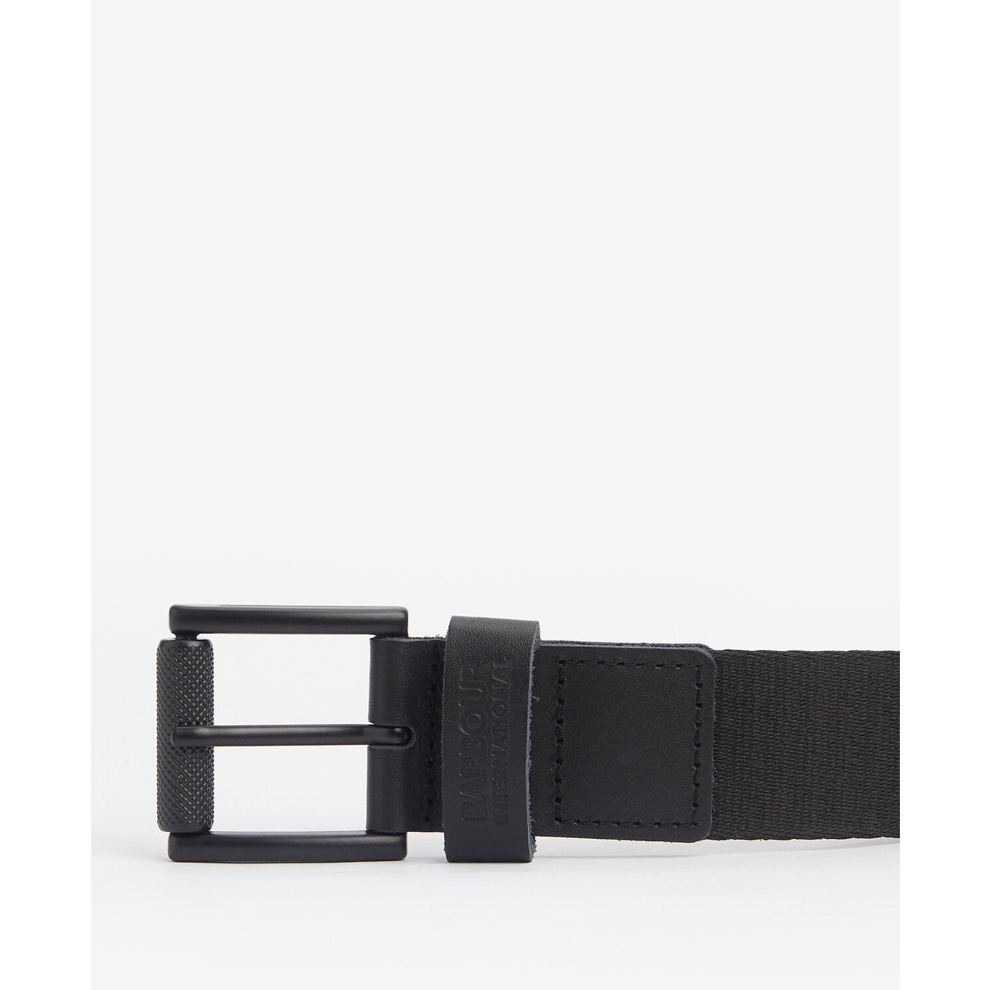 Product image 2 of 3 of Barbour International Men's Chester Webbing Belt - Black