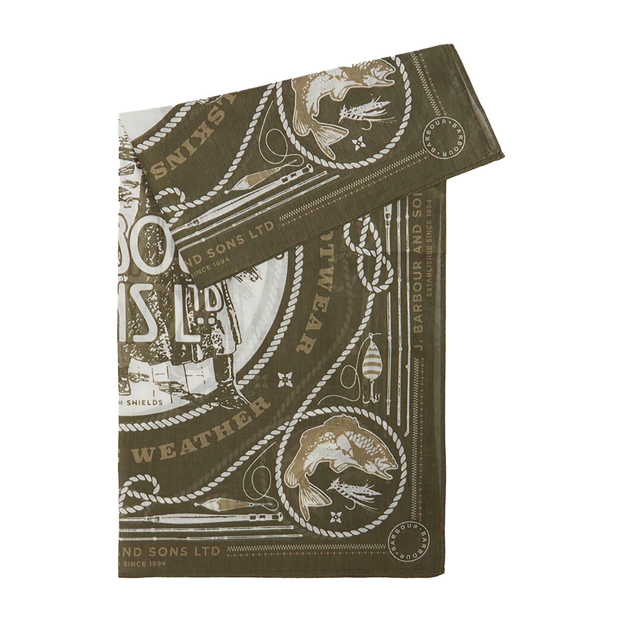 Product image 1 of 7 of Barbour Men's Heritage Bandana - Mid Olive