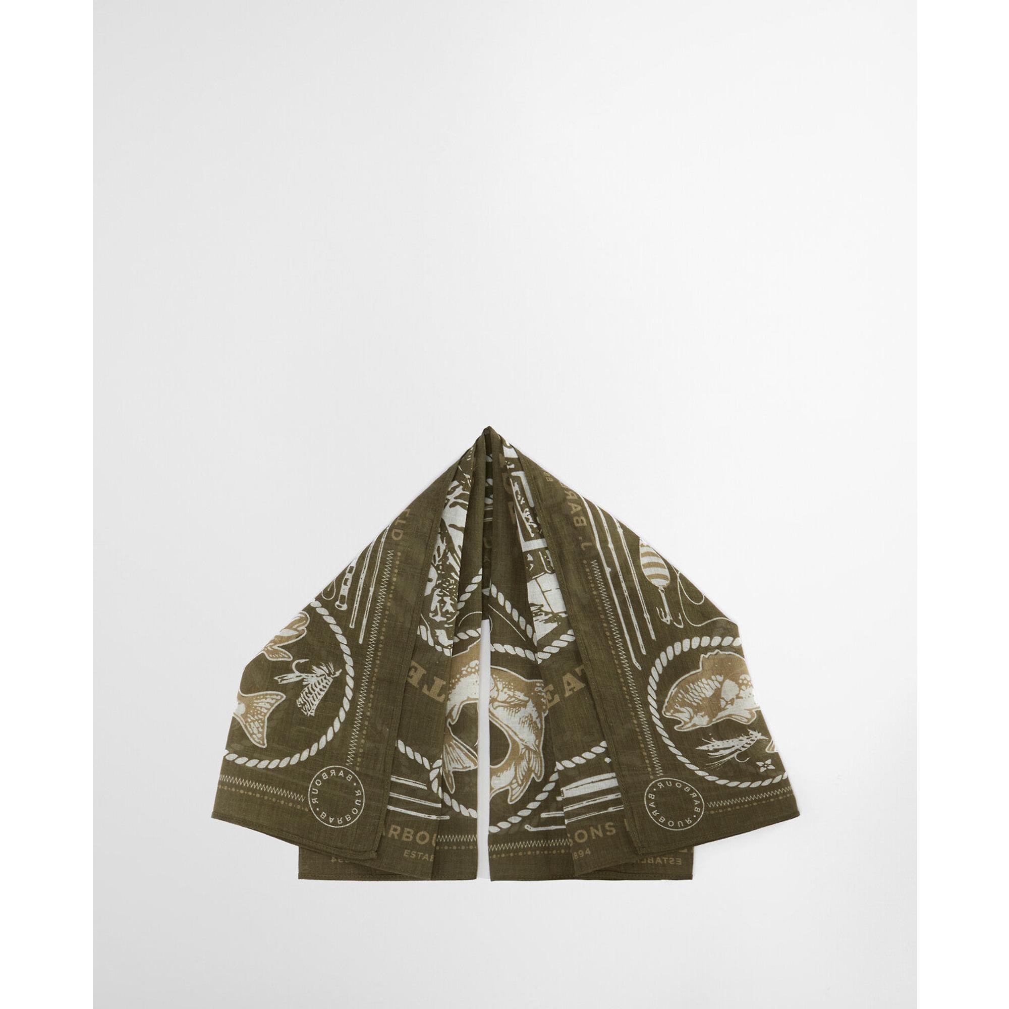 Product image 6 of 7 of Barbour Men's Heritage Bandana - Mid Olive