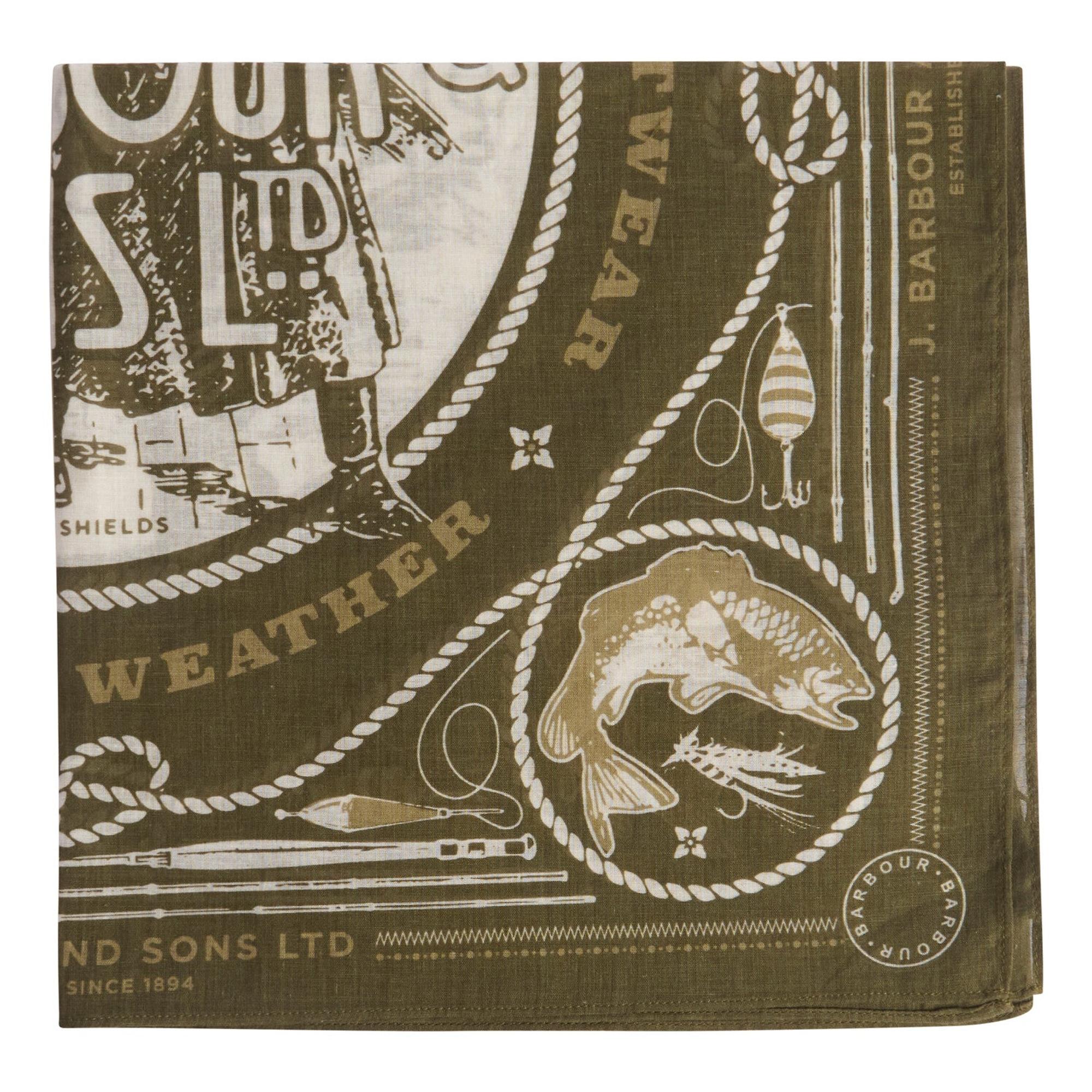 Product image 3 of 7 of Barbour Men's Heritage Bandana - Mid Olive