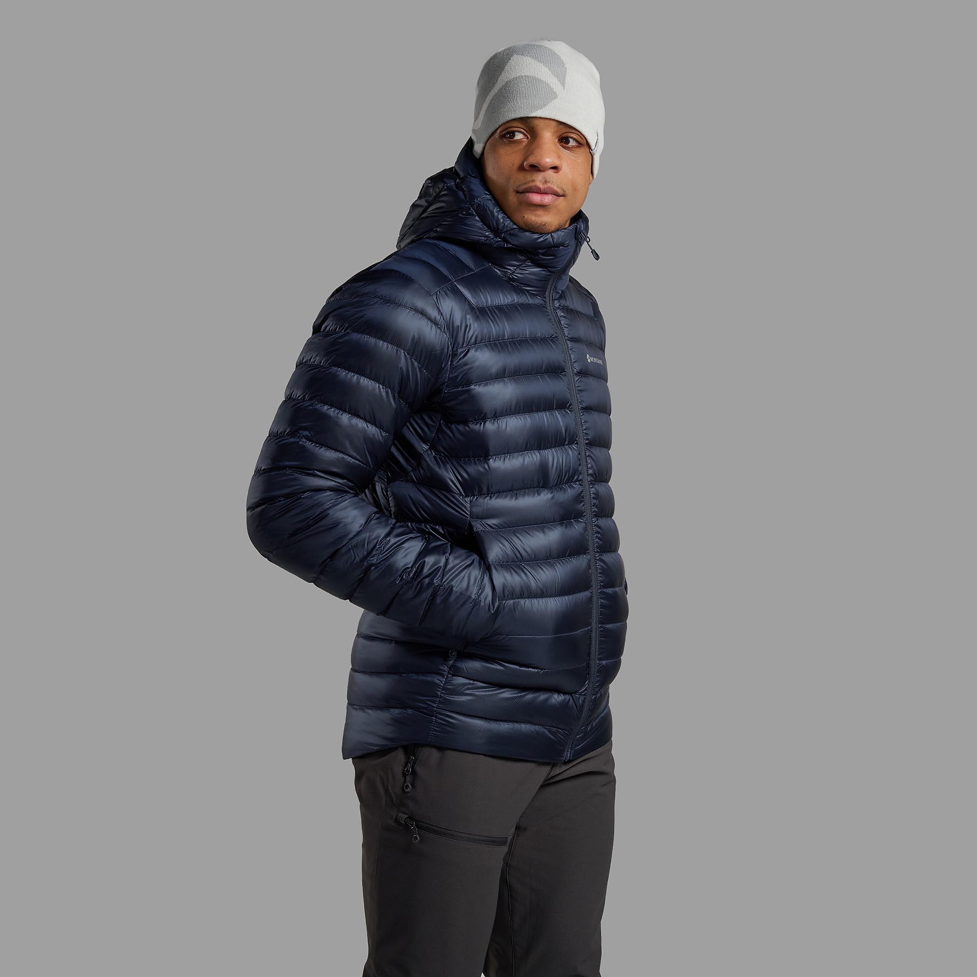 Product image 4 of 9 of Montane Men's Anti Freeze Hooded Jacket - Eclipse Blue