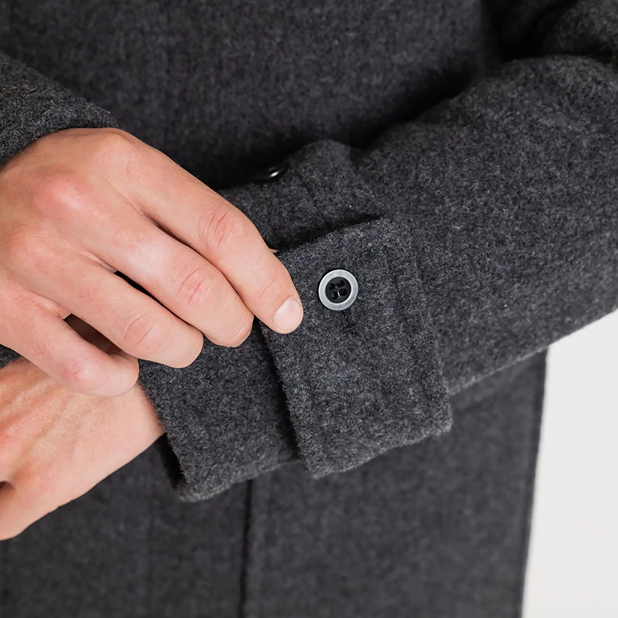 Product image 5 of 6 of Gloverall Men's Mid-Length Monty Duffle Coat - Charcoal