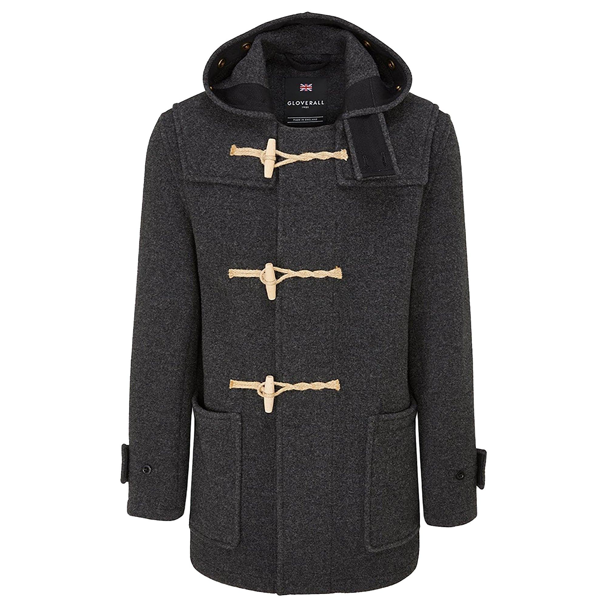 Product image 1 of 6 of Gloverall Men's Mid-Length Monty Duffle Coat - Charcoal