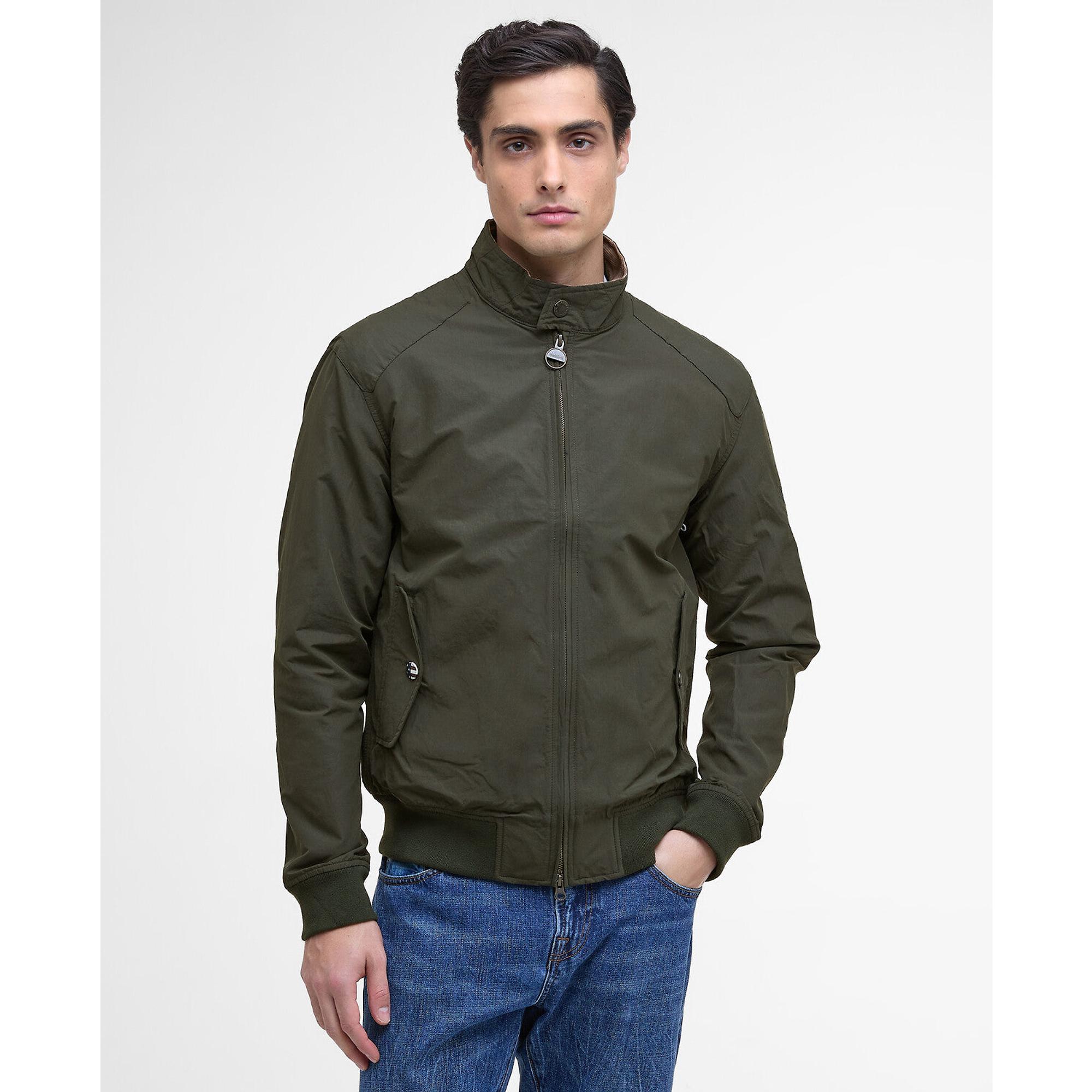Product image 2 of 8 of Barbour International Men's Rectifier Harrington Jacket - Sage