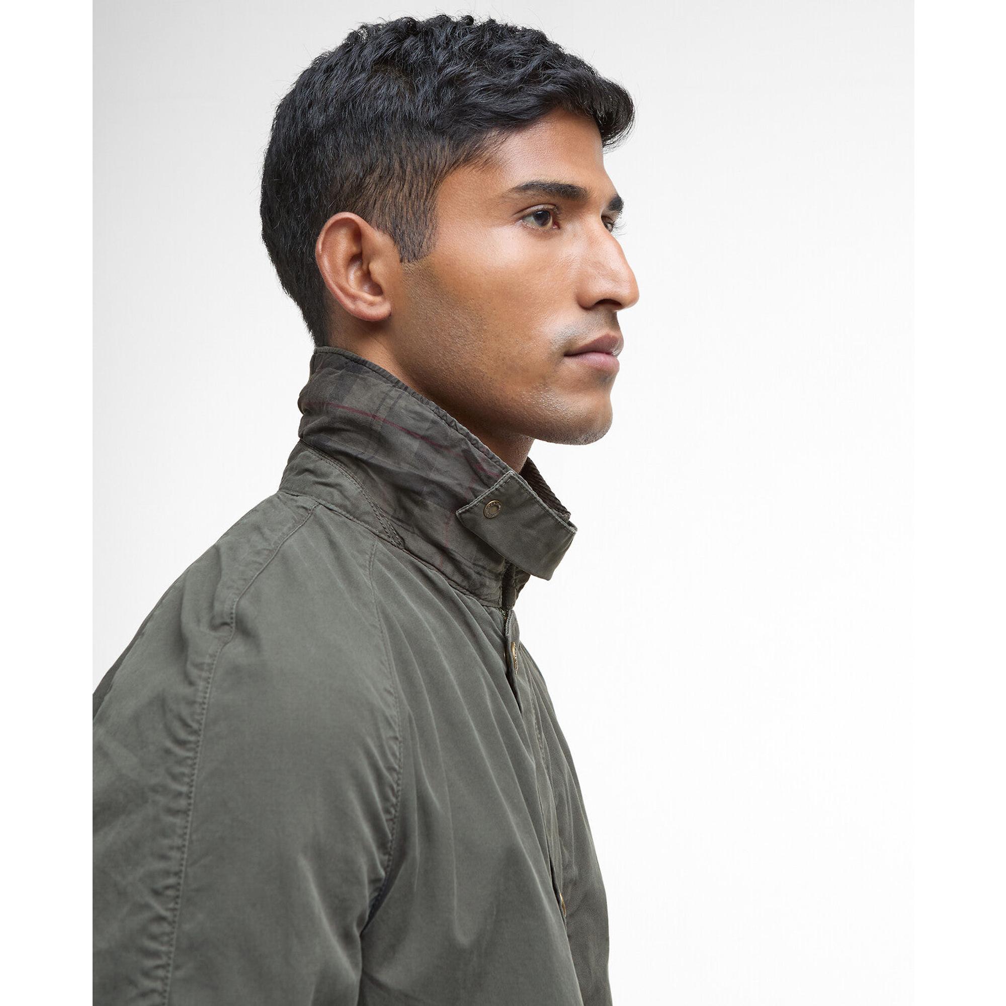 Product image 6 of 8 of Barbour Men's Tracker Casual Jacket - Olive