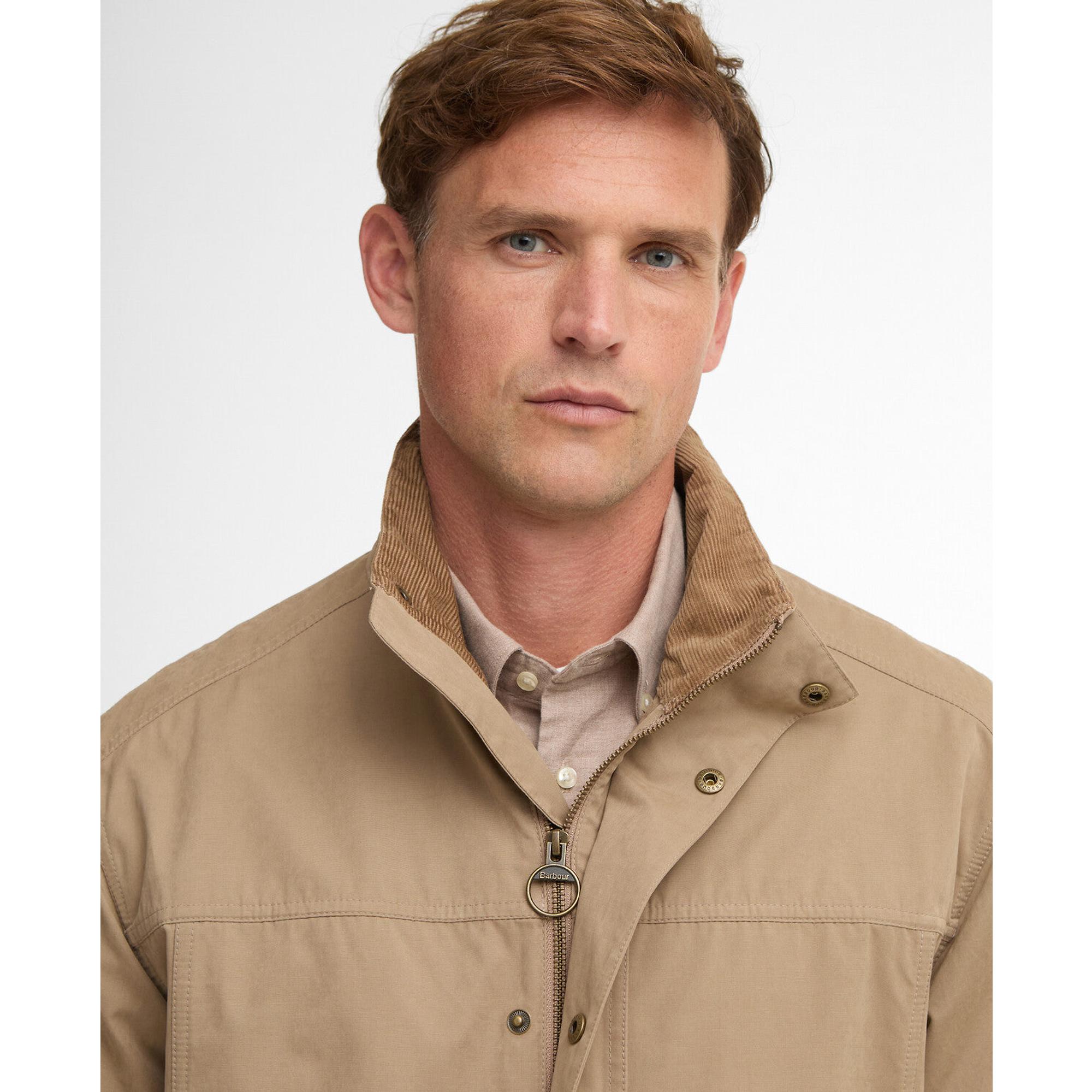 Product image 5 of 8 of Barbour Men's Sander Casual Jacket - Military Brown