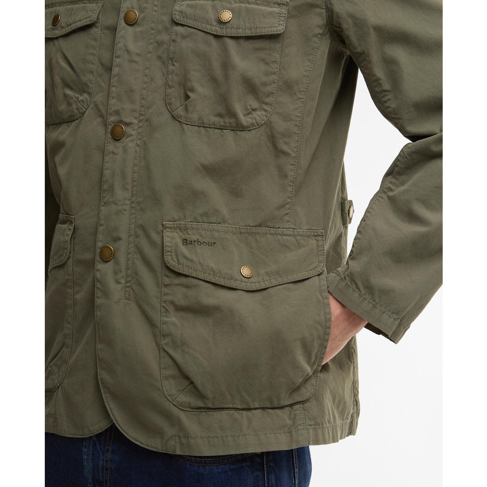 Product image 7 of 8 of Barbour Men's Ogston Casual Jacket - Dusty Olive