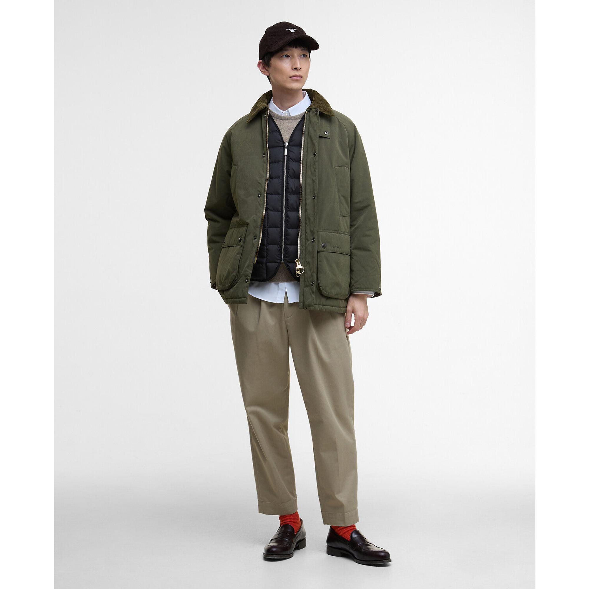 Product image 3 of 13 of Barbour Men's Oversized Bedale Padded Casual Jacket - Olive
