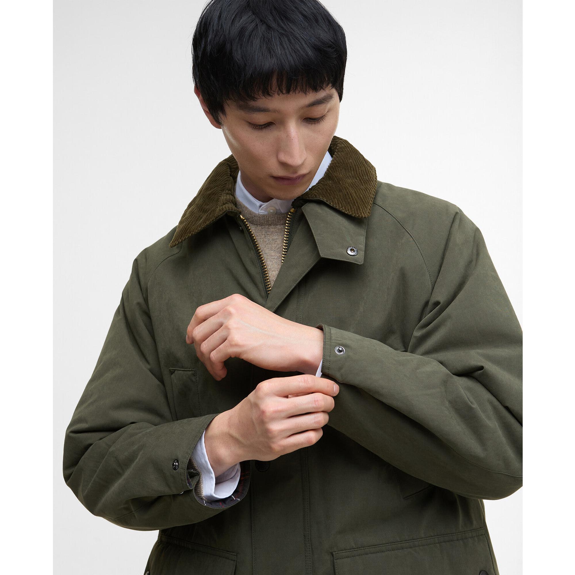 Product image 6 of 13 of Barbour Men's Oversized Bedale Padded Casual Jacket - Olive