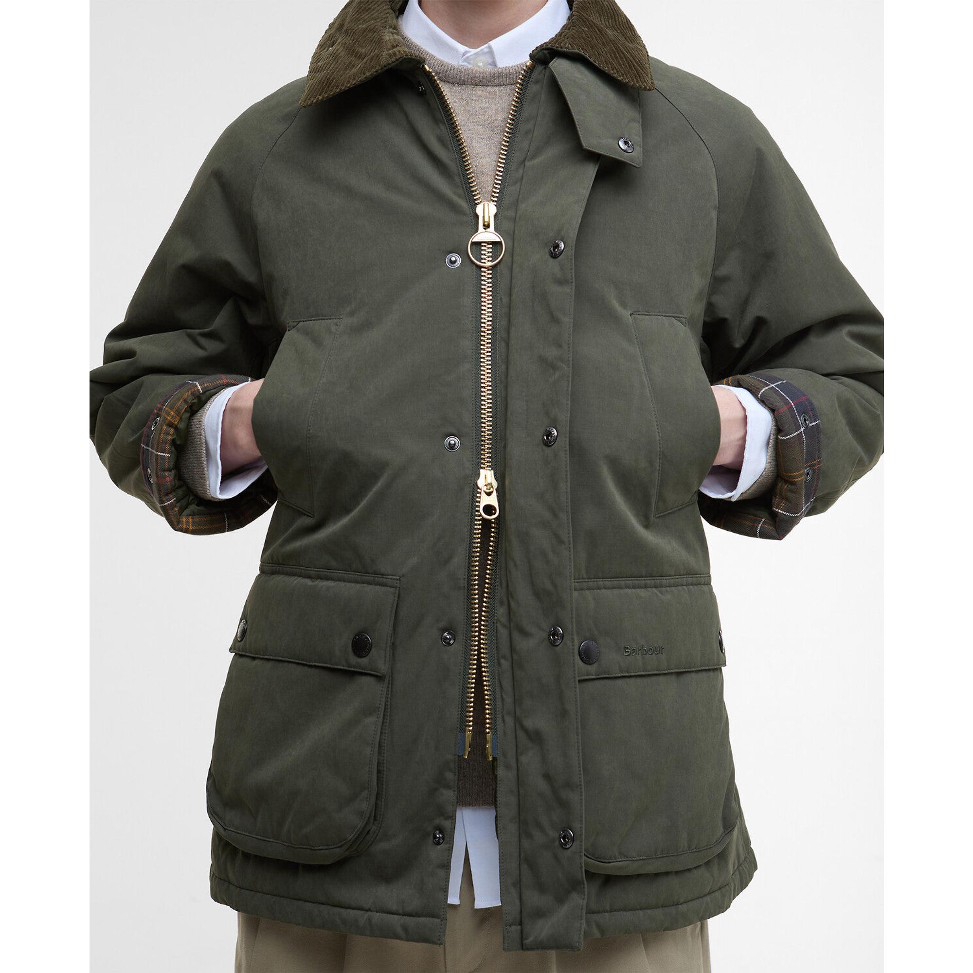 Product image 7 of 13 of Barbour Men's Oversized Bedale Padded Casual Jacket - Olive