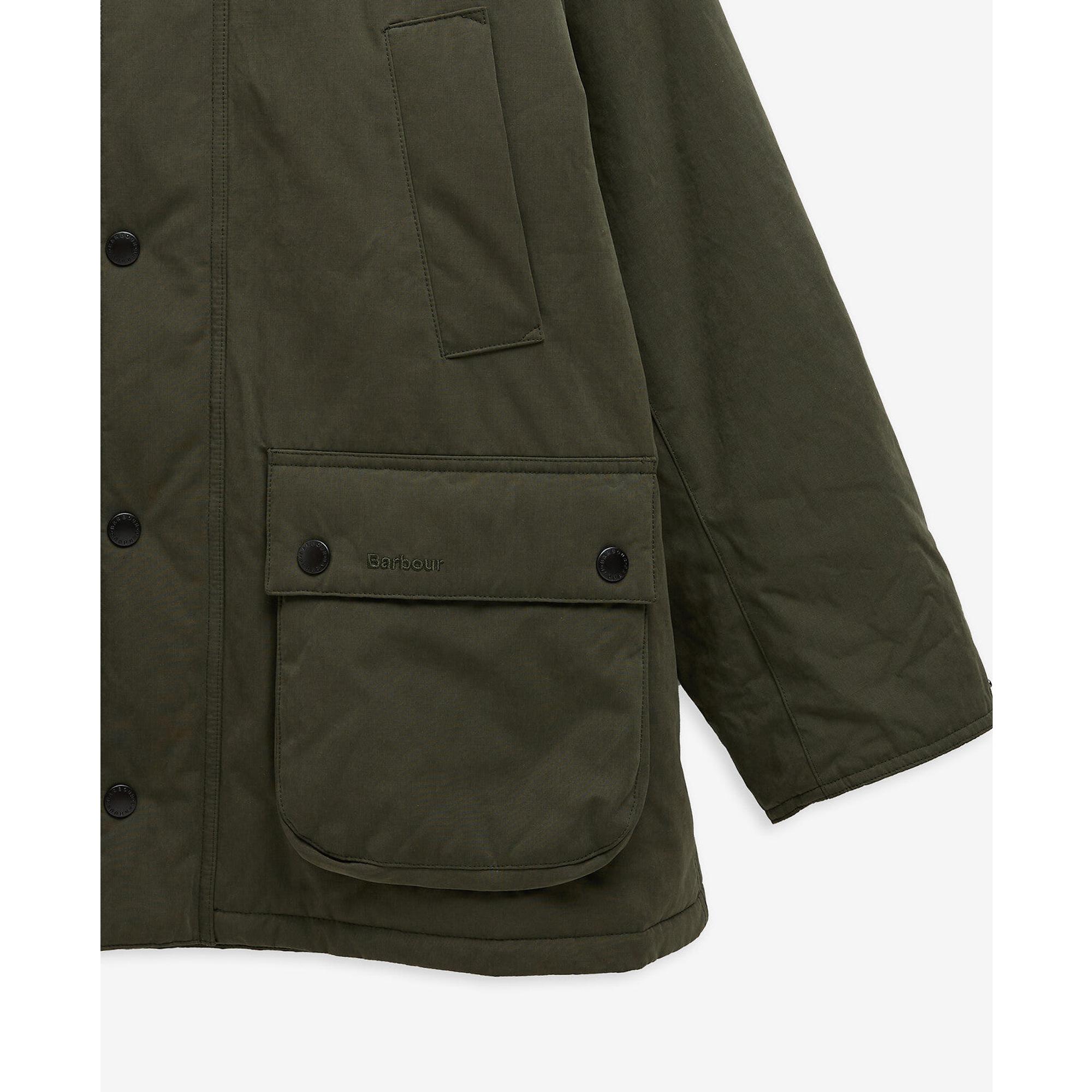 Product image 9 of 13 of Barbour Men's Oversized Bedale Padded Casual Jacket - Olive