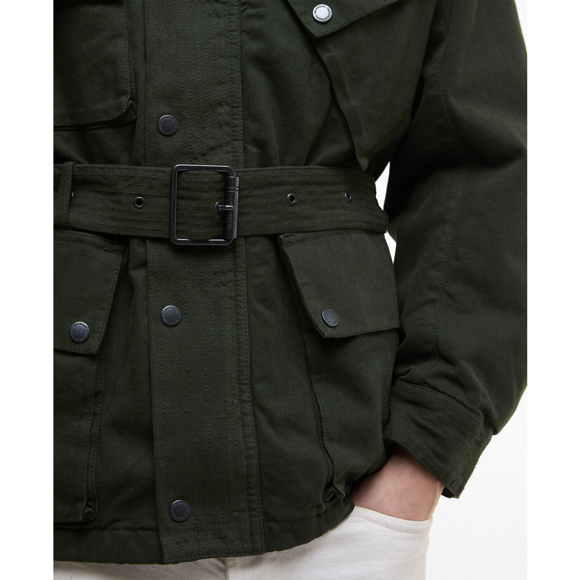 Product image 6 of 8 of Barbour International Men's Washed Casual A7 Jacket - Sage