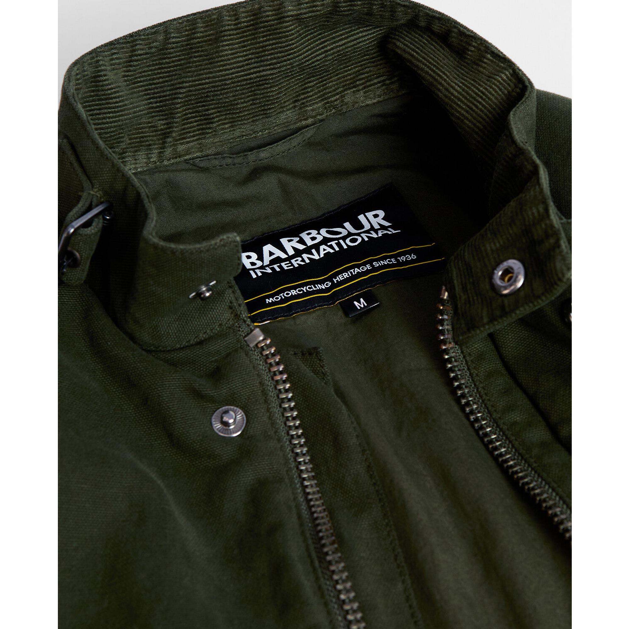 Barbour International Men's Washed Casual A7 Jacket - Sage