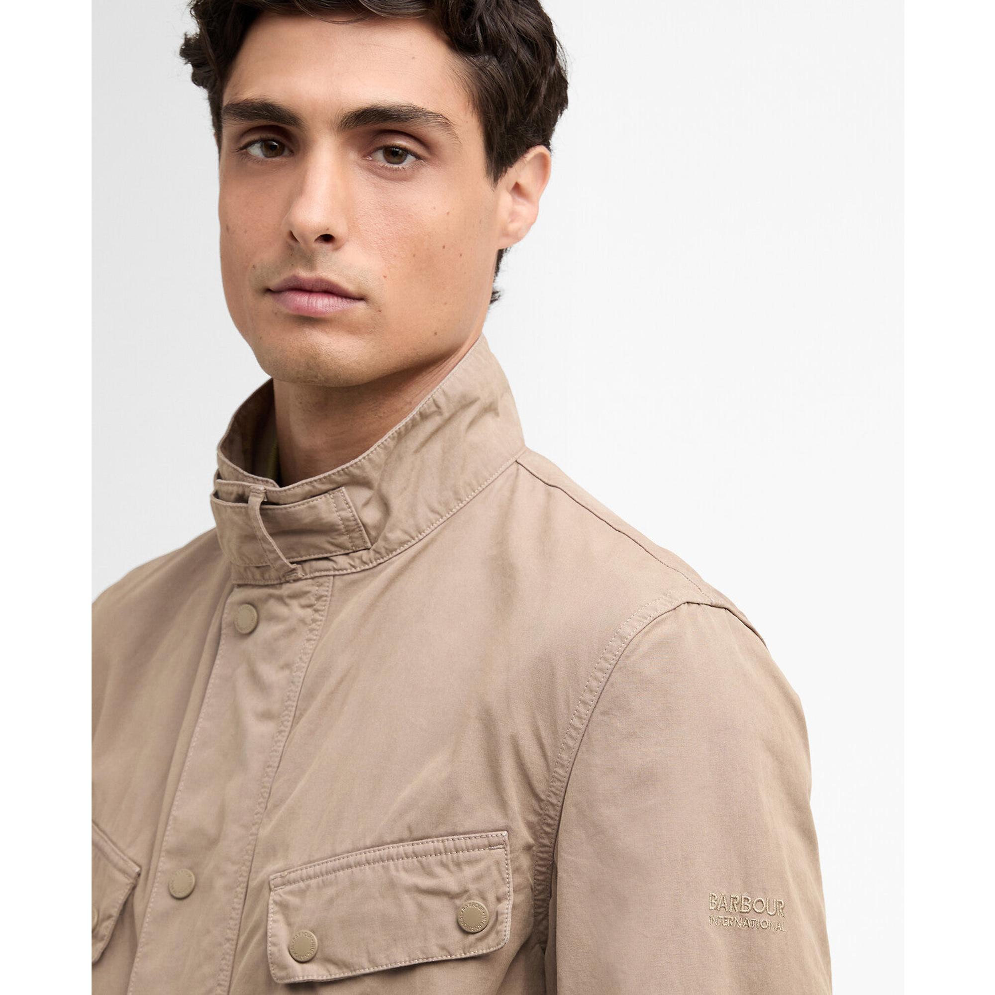 Product image 5 of 7 of Barbour International Men's Garment Dyed Duke Casual Jacket - Timberwolf