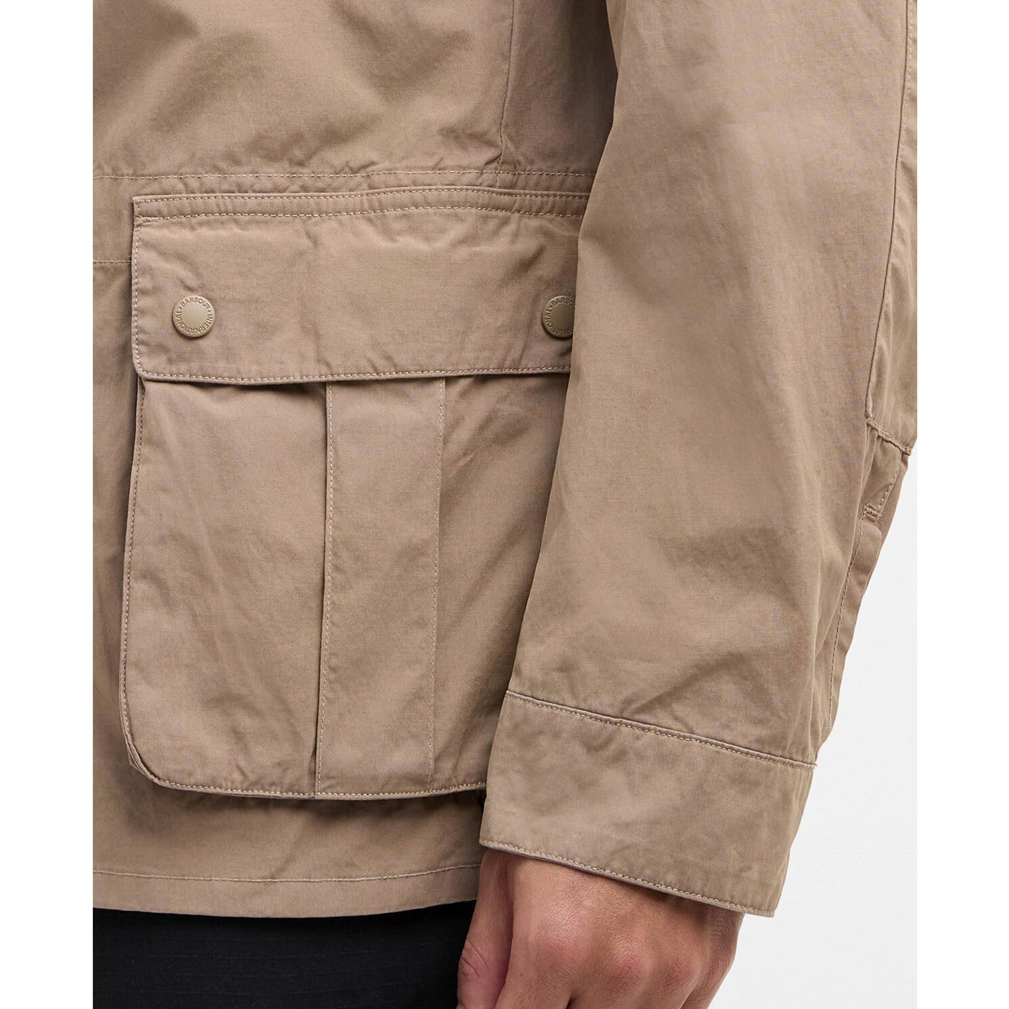 Product image 6 of 7 of Barbour International Men's Garment Dyed Duke Casual Jacket - Timberwolf