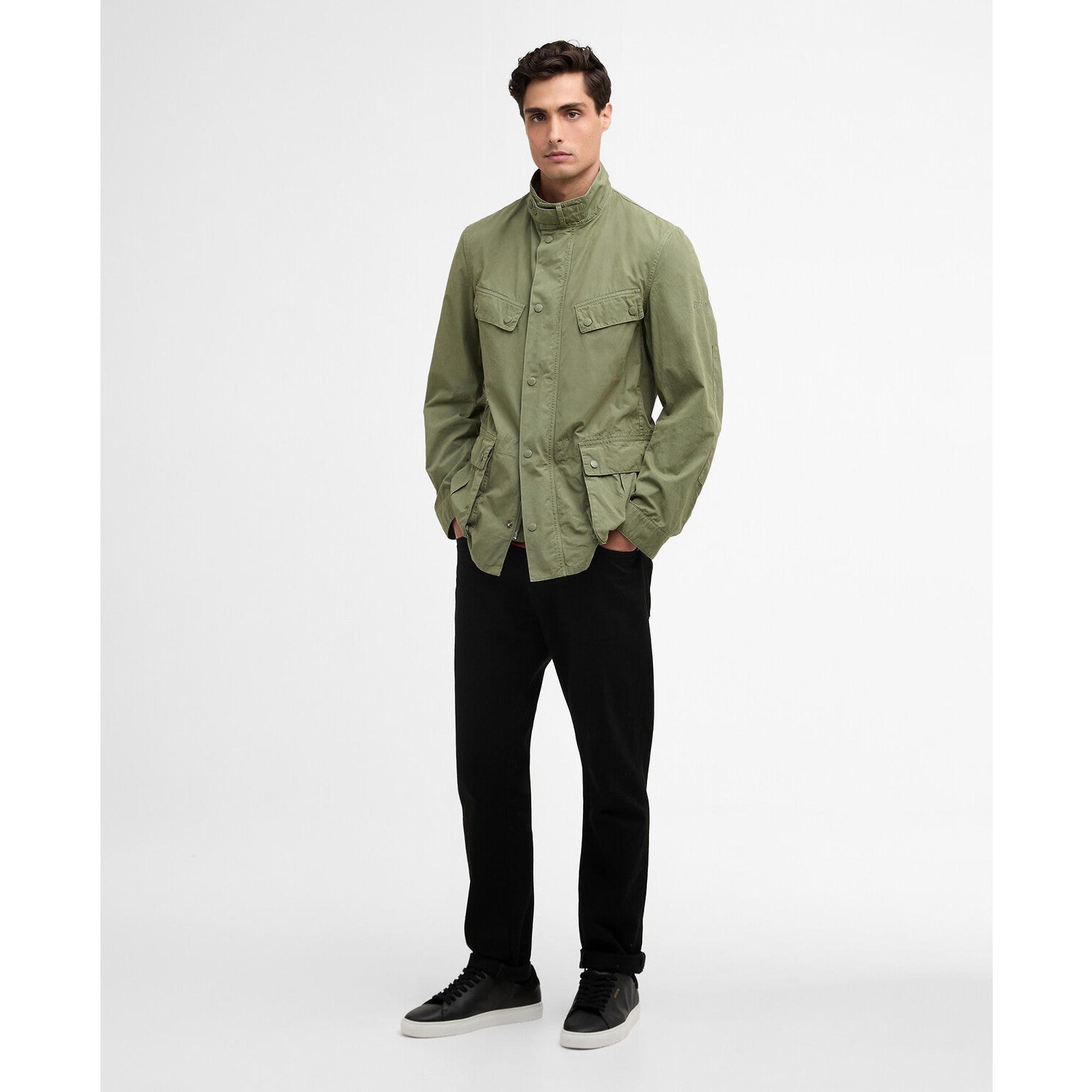 Product image 3 of 9 of Barbour International Men's Garment Dyed Duke Casual Jacket - Burnt Olive