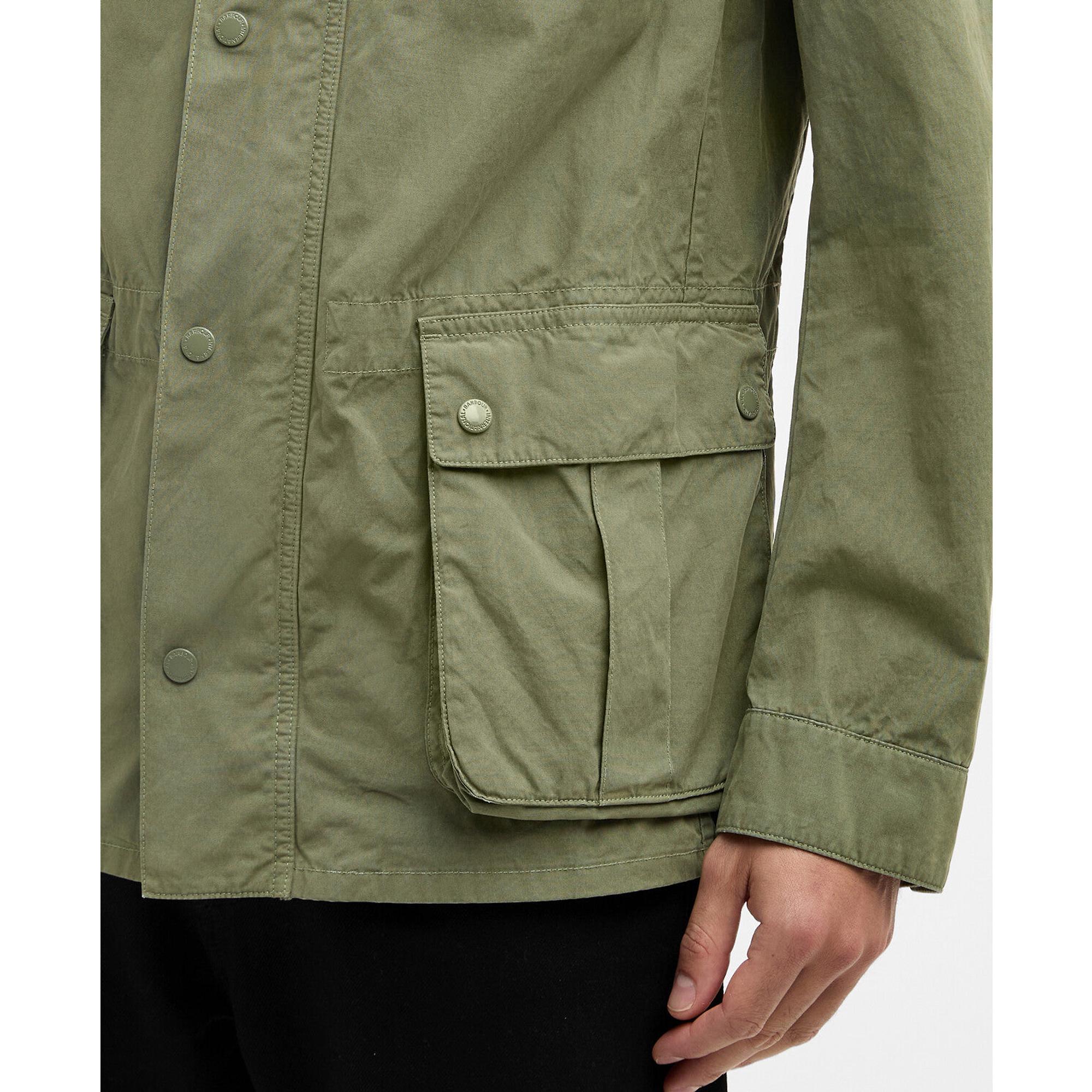 Product image 7 of 9 of Barbour International Men's Garment Dyed Duke Casual Jacket - Burnt Olive