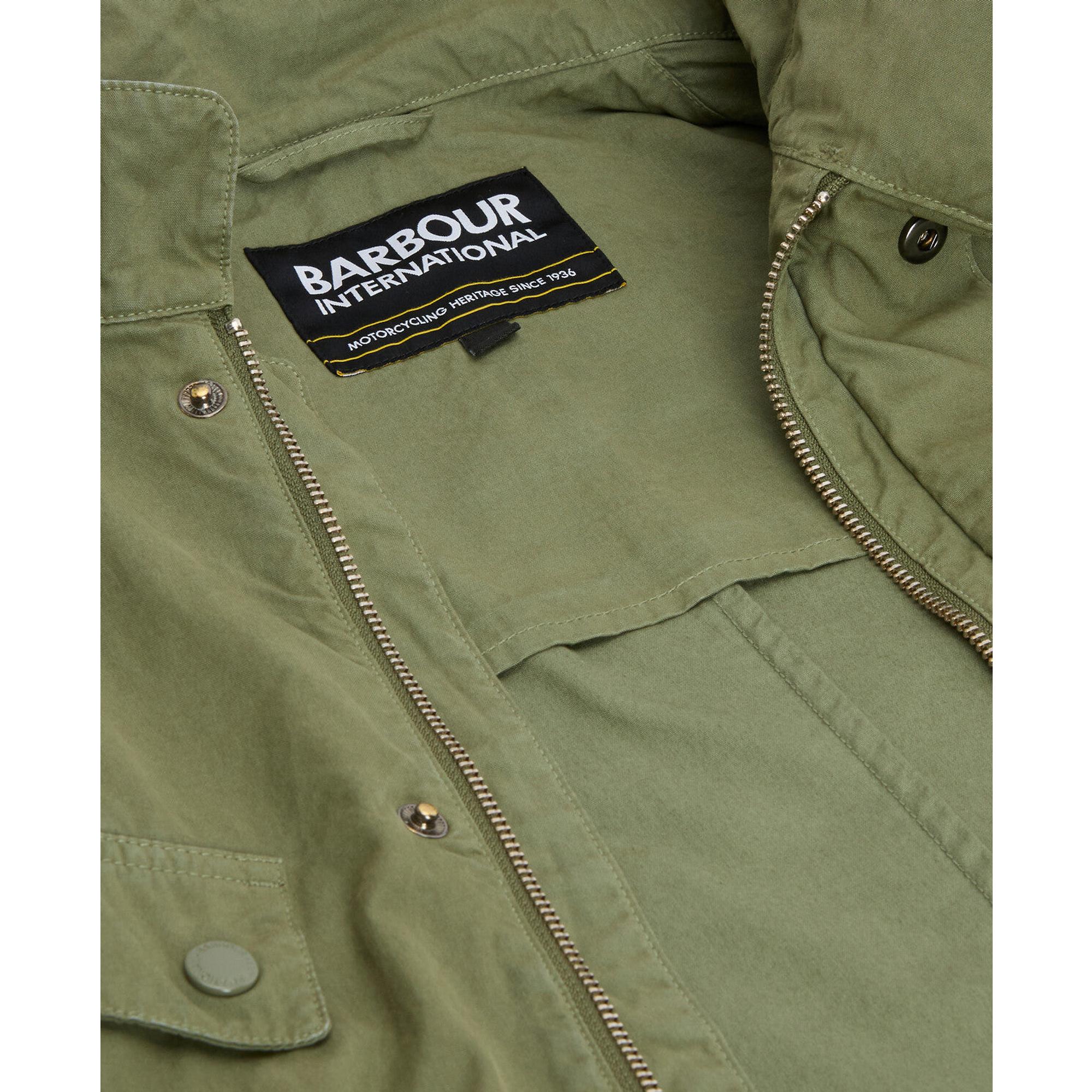 Product image 9 of 9 of Barbour International Men's Garment Dyed Duke Casual Jacket - Burnt Olive