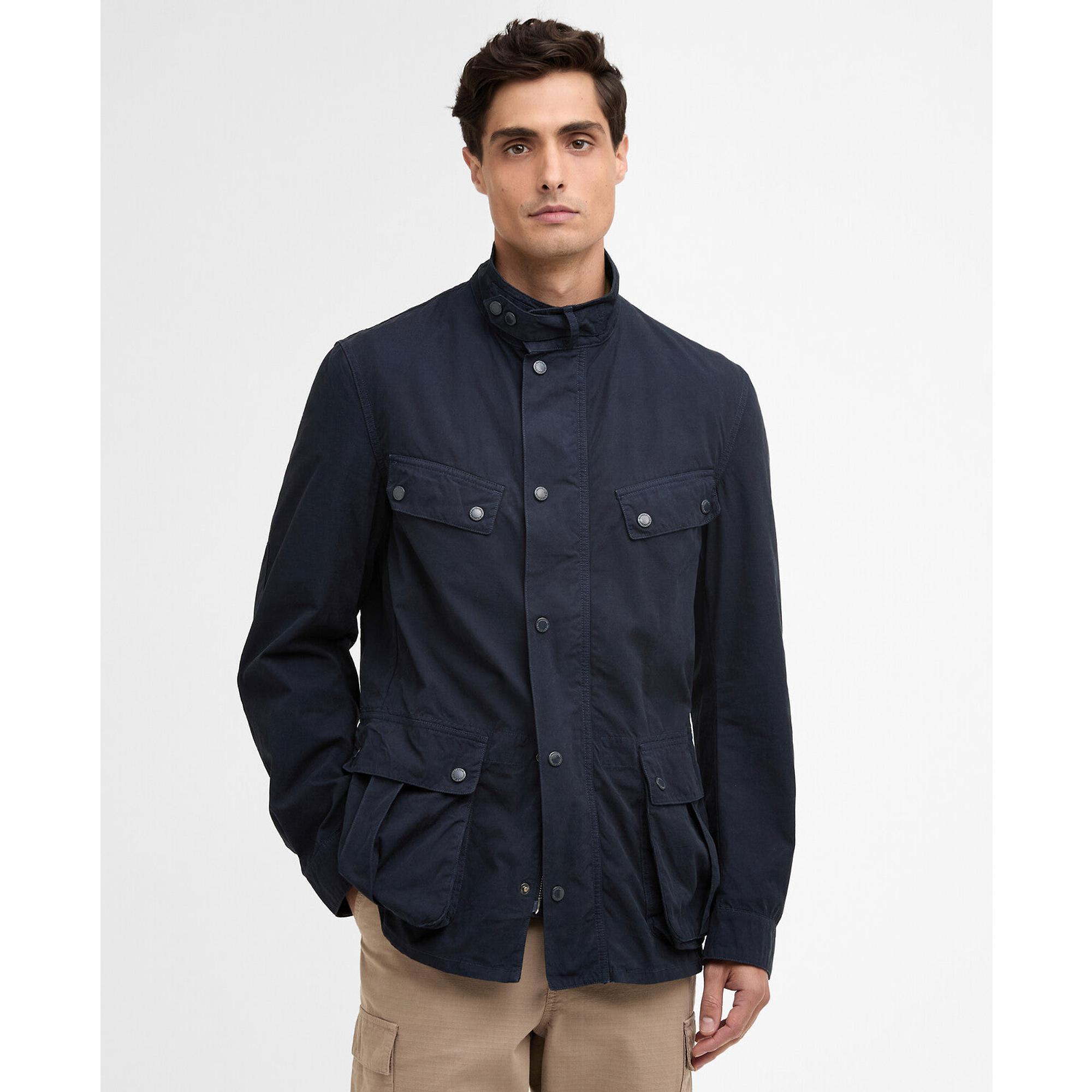 Product image 2 of 9 of Barbour International Men's Garment Dyed Duke Casual Jacket - Navy