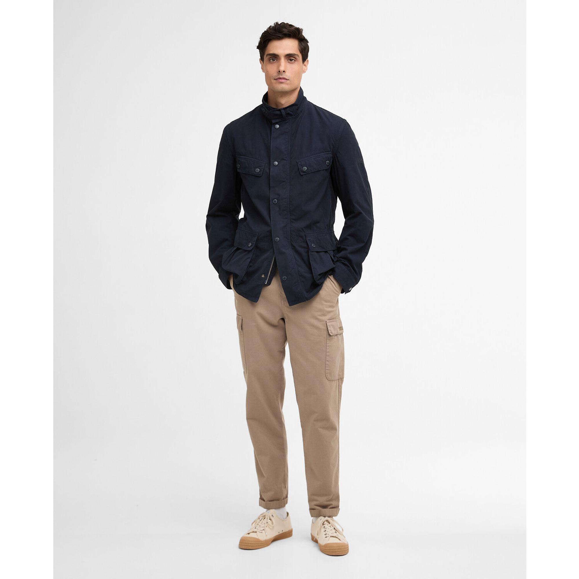 Product image 3 of 9 of Barbour International Men's Garment Dyed Duke Casual Jacket - Navy