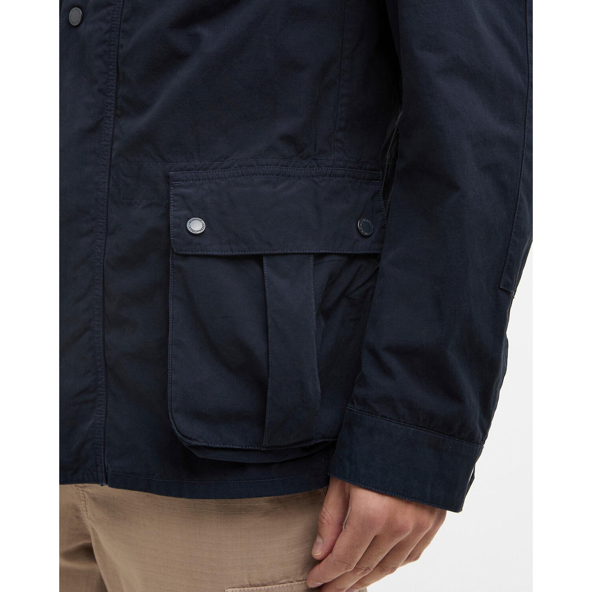 Product image 5 of 9 of Barbour International Men's Garment Dyed Duke Casual Jacket - Navy