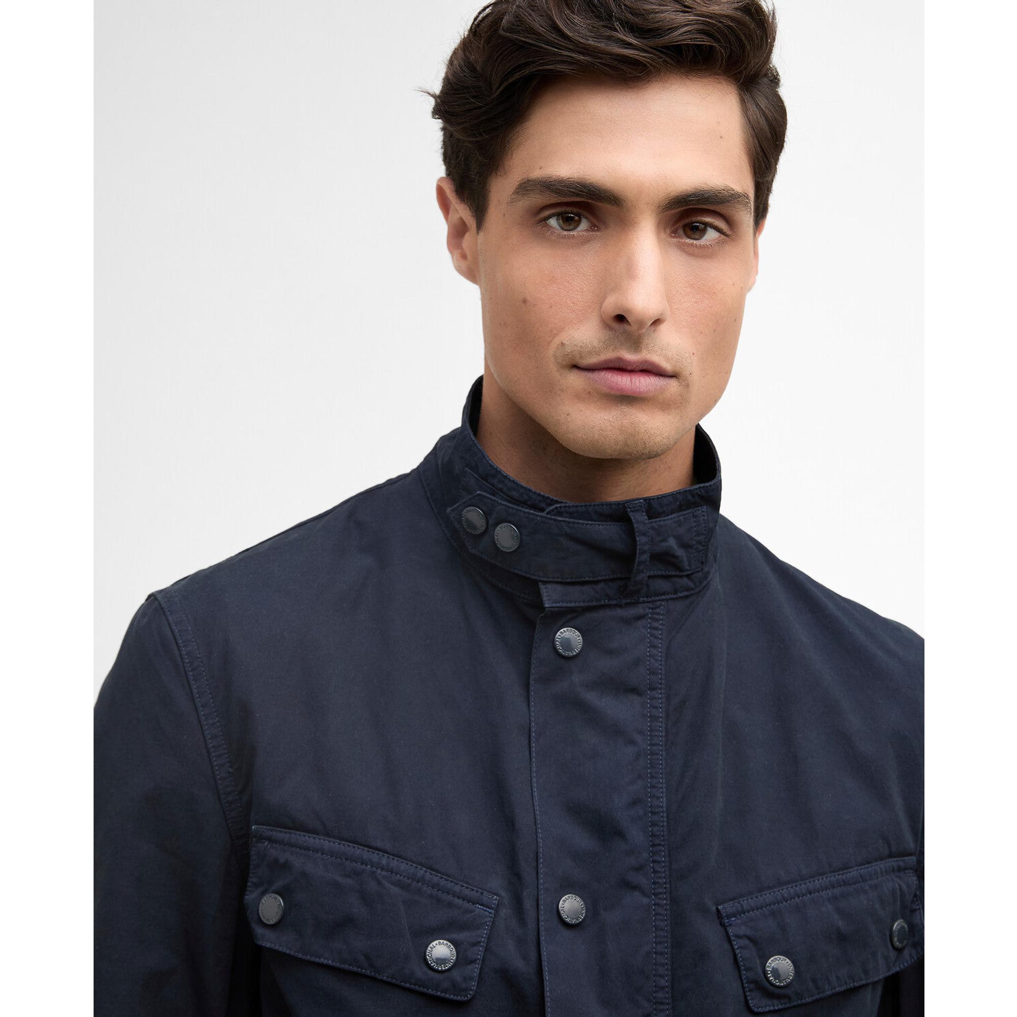 Product image 7 of 9 of Barbour International Men's Garment Dyed Duke Casual Jacket - Navy