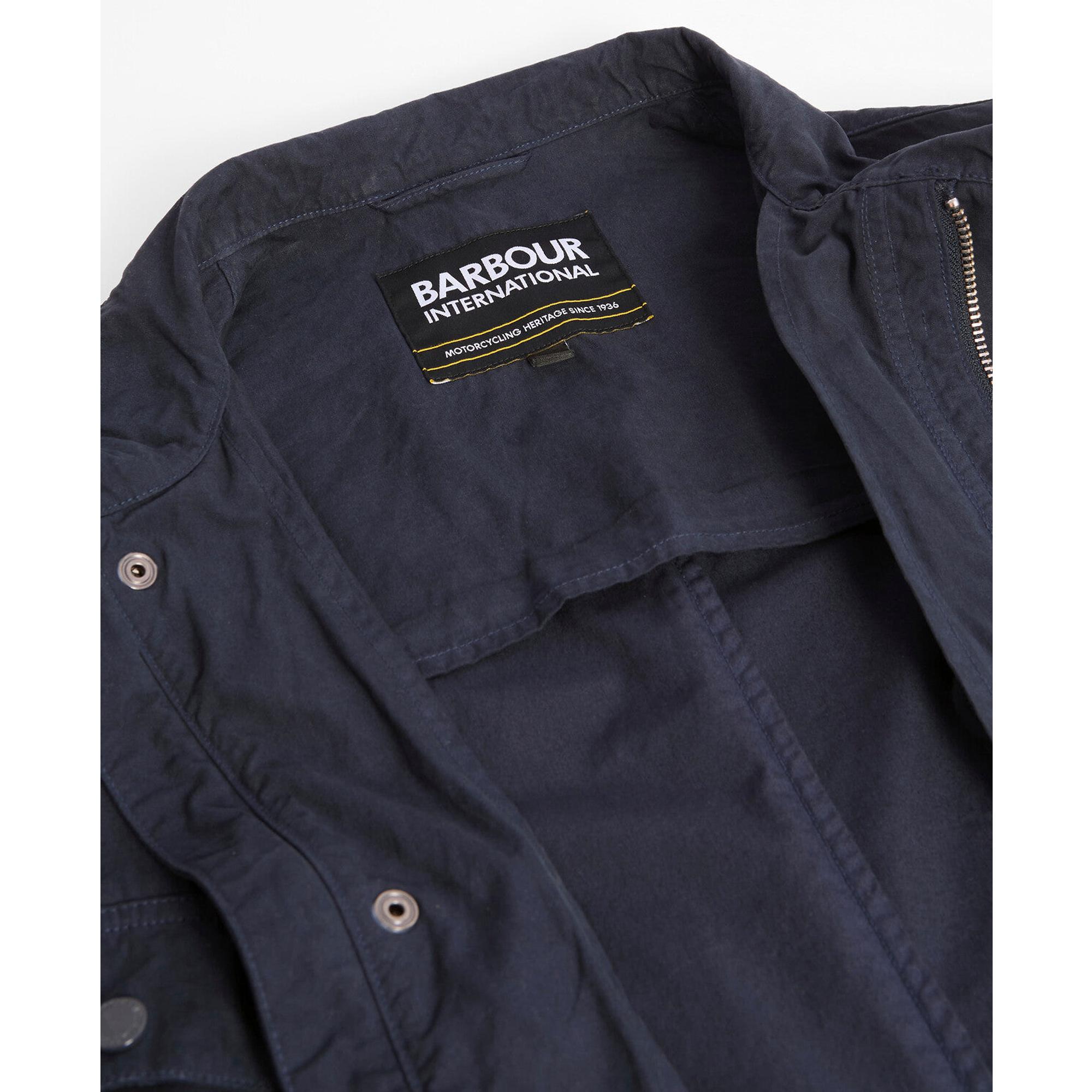 Product image 9 of 9 of Barbour International Men's Garment Dyed Duke Casual Jacket - Navy