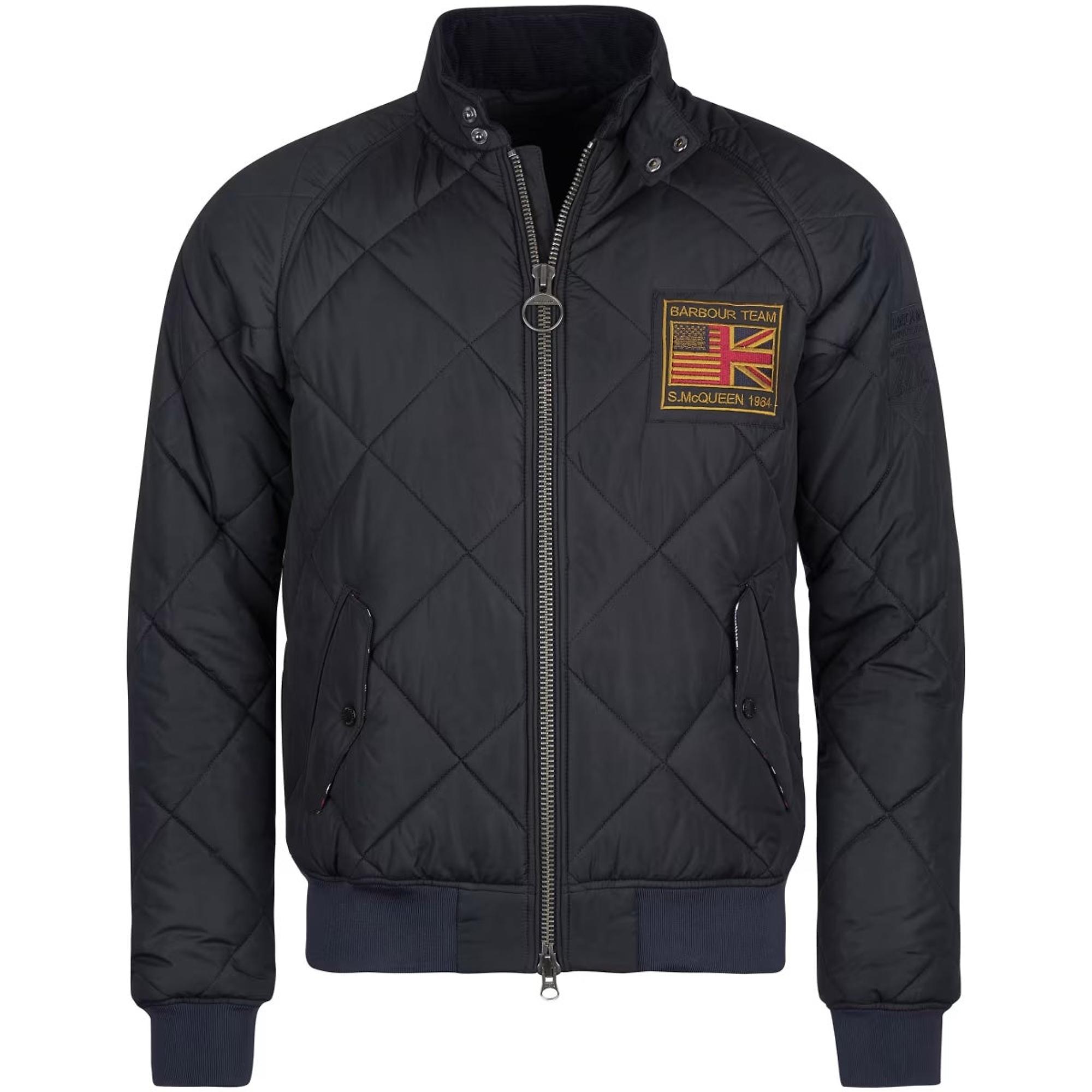 Product image 1 of 4 of Barbour International Men's Steve McQueen Merchant Quilted Jacket - Black