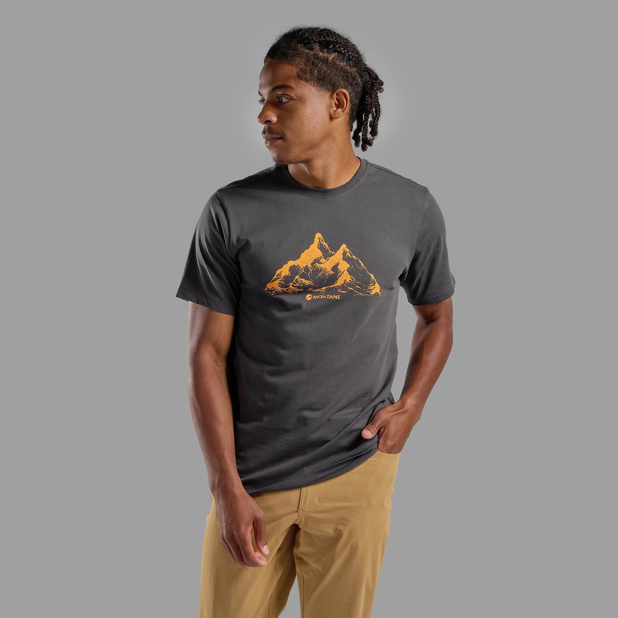 Product image 2 of 4 of Montane Men's Dual Mountain T-Shirt - Midnight Grey