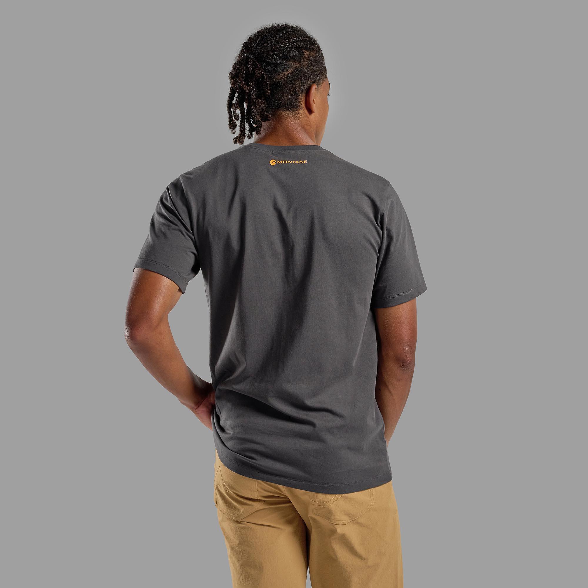 Product image 3 of 4 of Montane Men's Dual Mountain T-Shirt - Midnight Grey