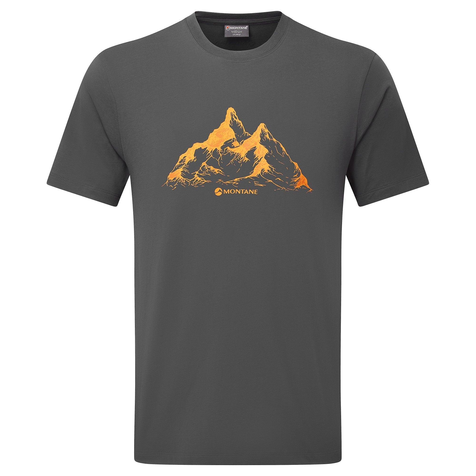 Product image 1 of 4 of Montane Men's Dual Mountain T-Shirt - Midnight Grey