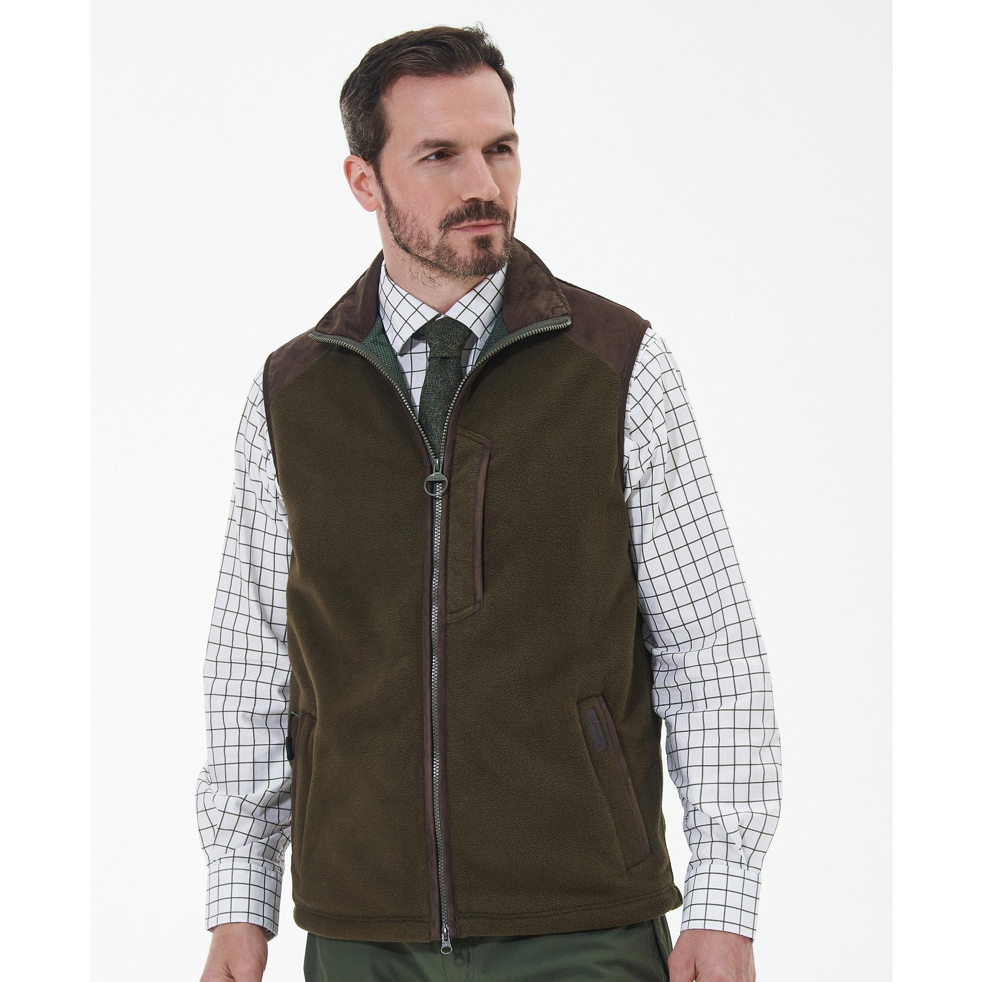 Product image 4 of 5 of Barbour Men's Active Fleece Gilet - Olive