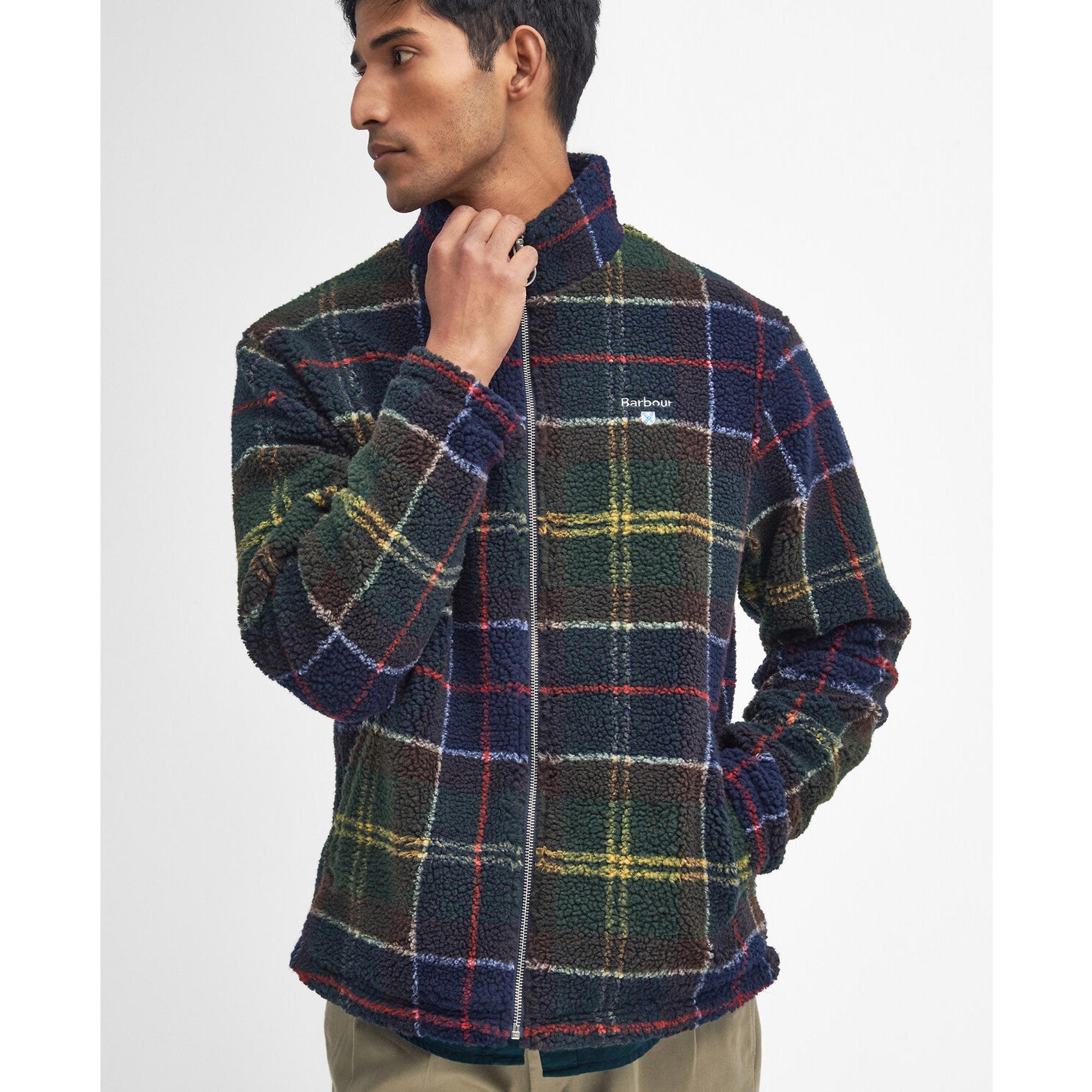 Product image 5 of 6 of Barbour Men's Tartan Zip Through Fleece - Classic Tartan
