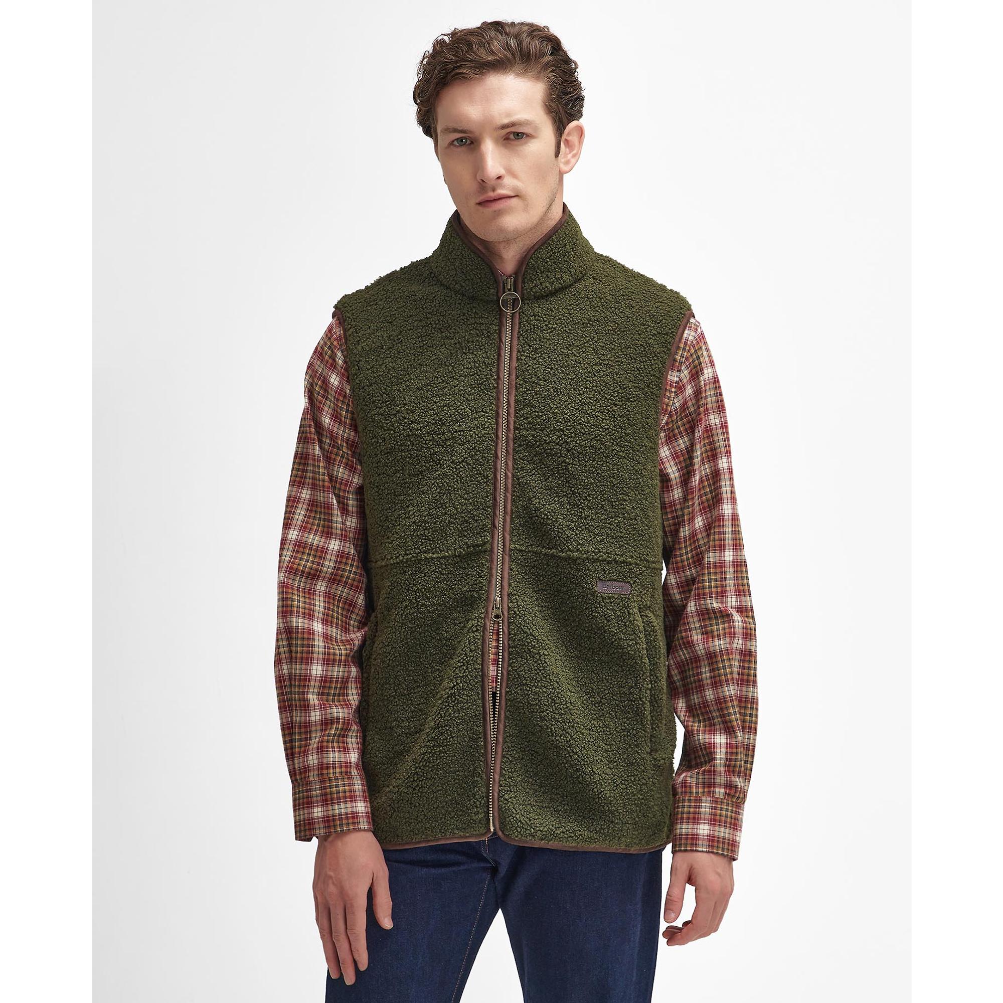 Product image 2 of 8 of Barbour Men's Rydal Fleece Gilet - Olive