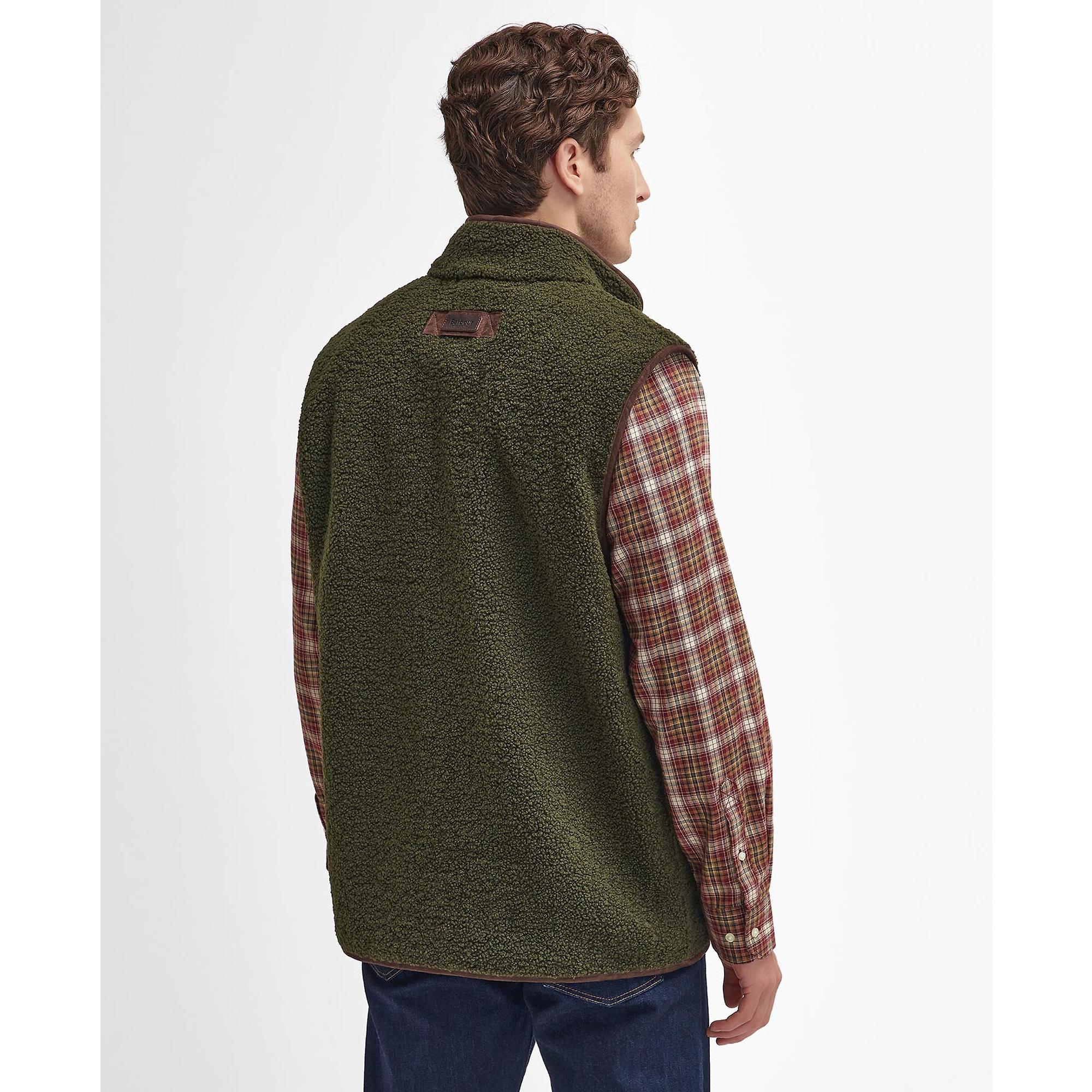Product image 4 of 8 of Barbour Men's Rydal Fleece Gilet - Olive