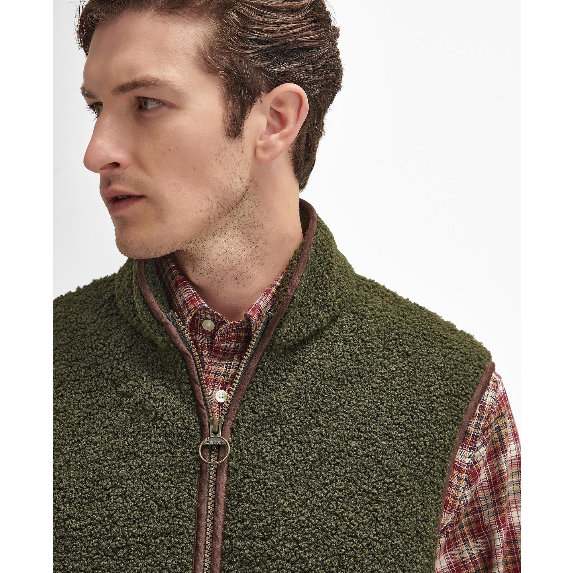 Product image 5 of 8 of Barbour Men's Rydal Fleece Gilet - Olive