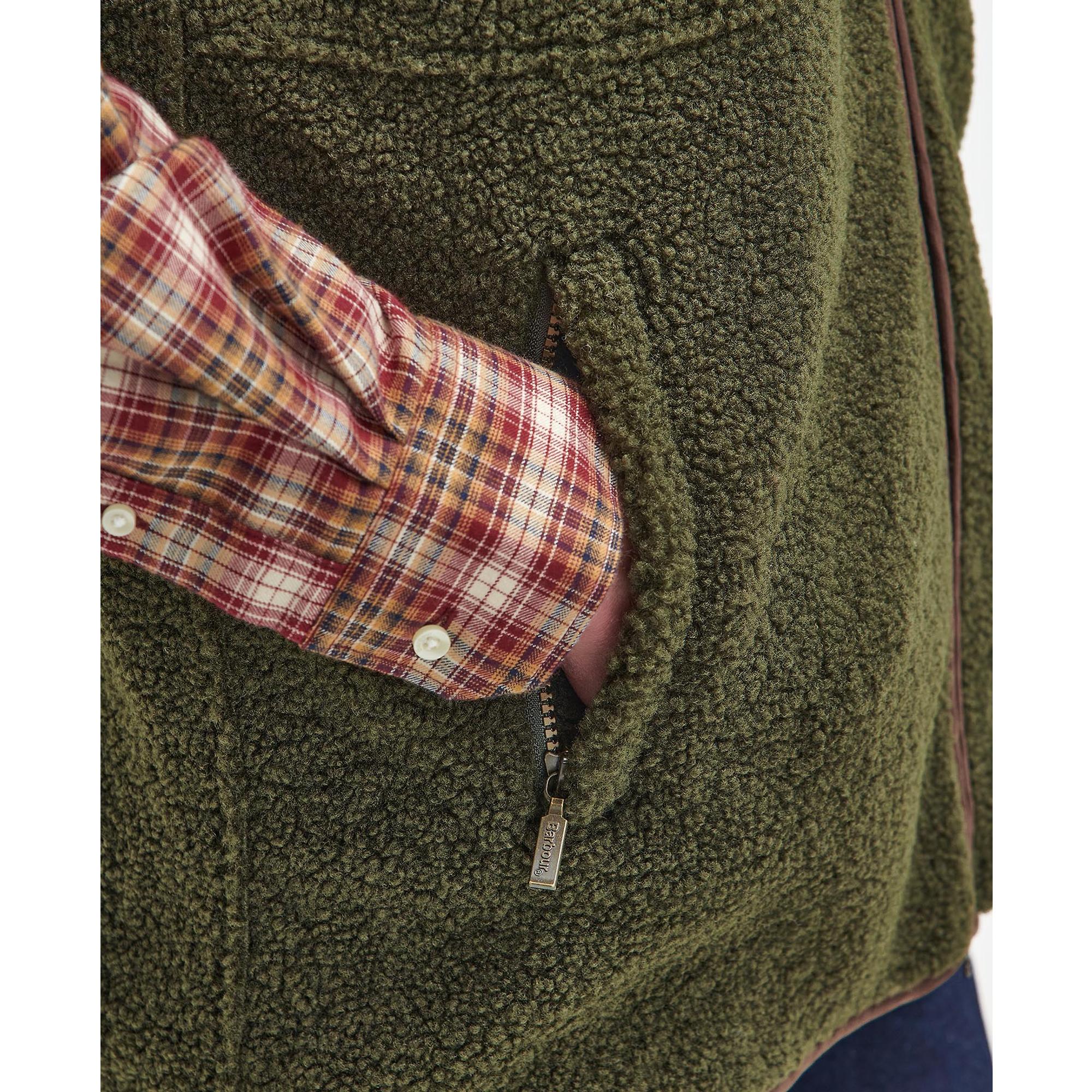 Product image 6 of 8 of Barbour Men's Rydal Fleece Gilet - Olive