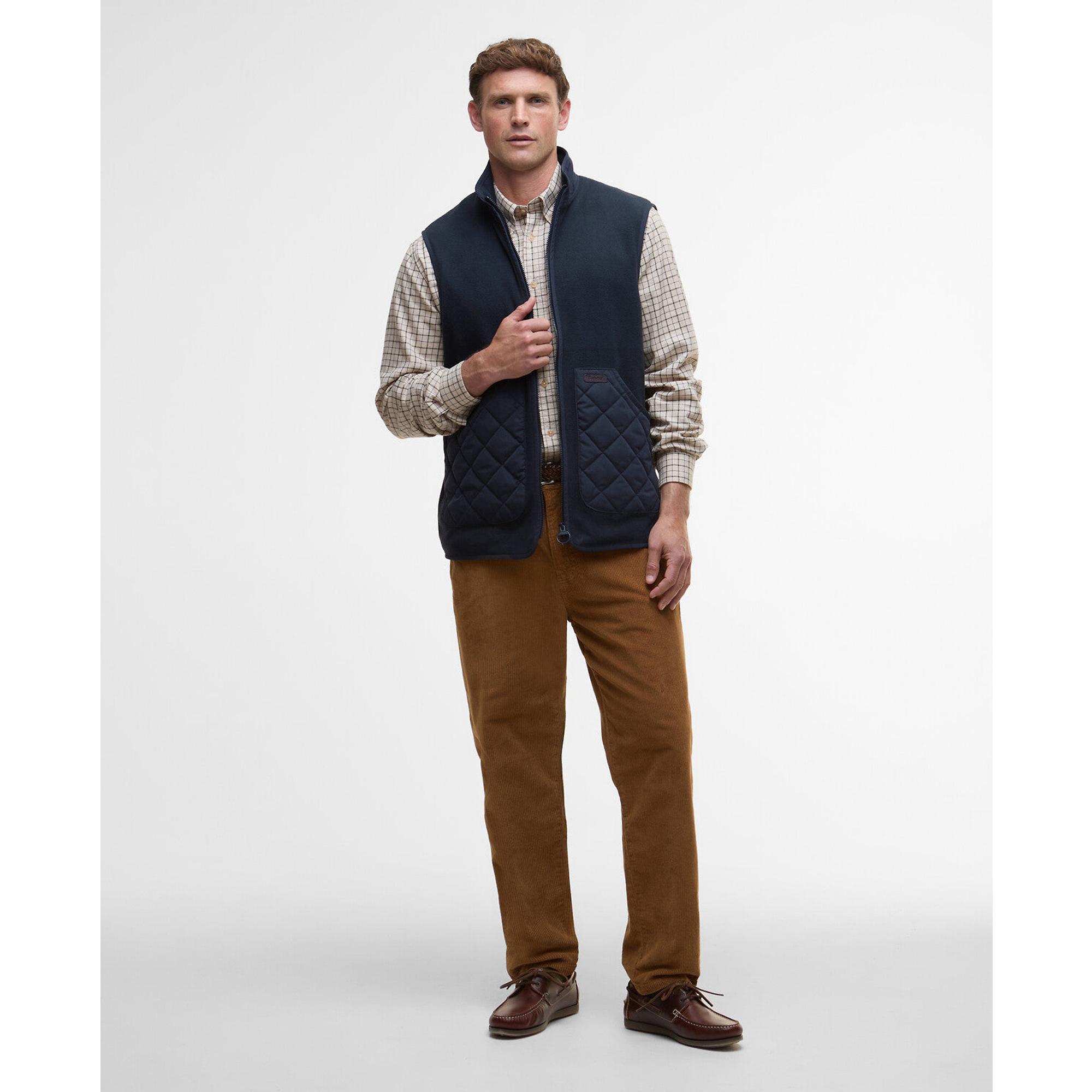 Product image 3 of 8 of Barbour Men's Lowich Fleece Gilet - Navy