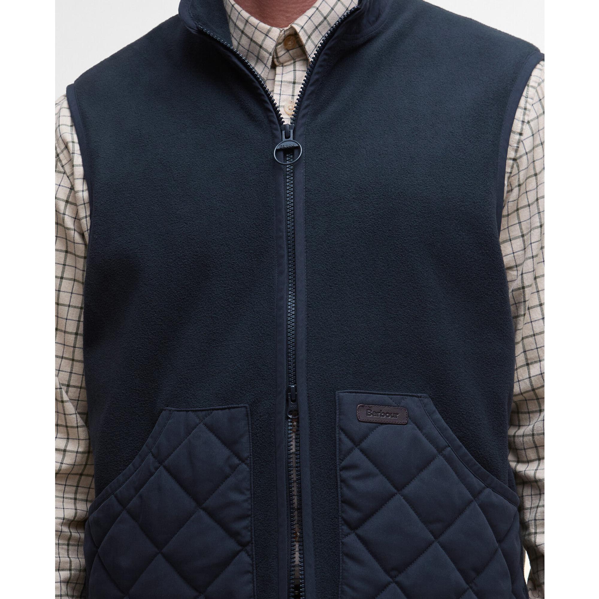 Product image 6 of 8 of Barbour Men's Lowich Fleece Gilet - Navy