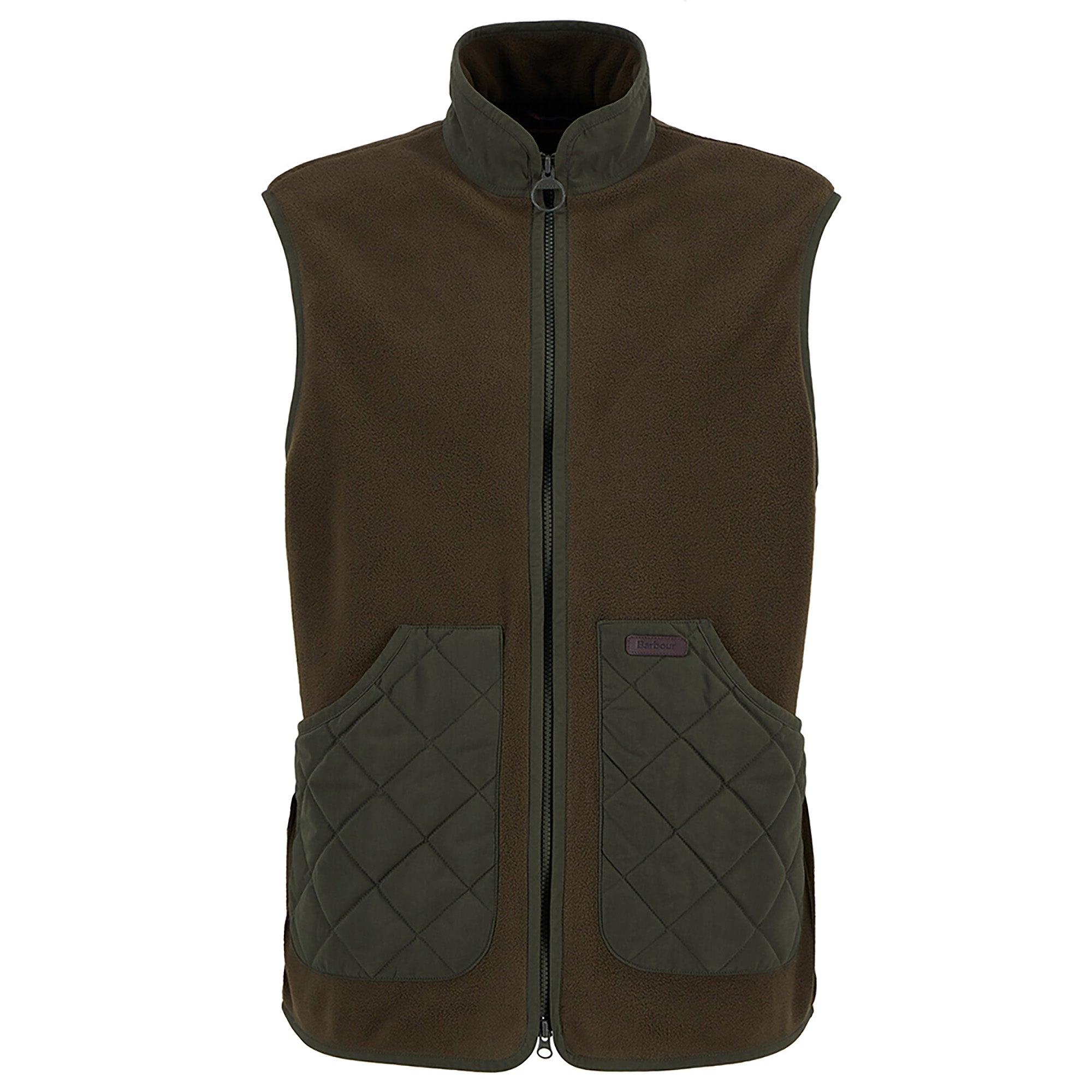 Product image 1 of 7 of Barbour Men's Lowich Fleece Gilet - Olive