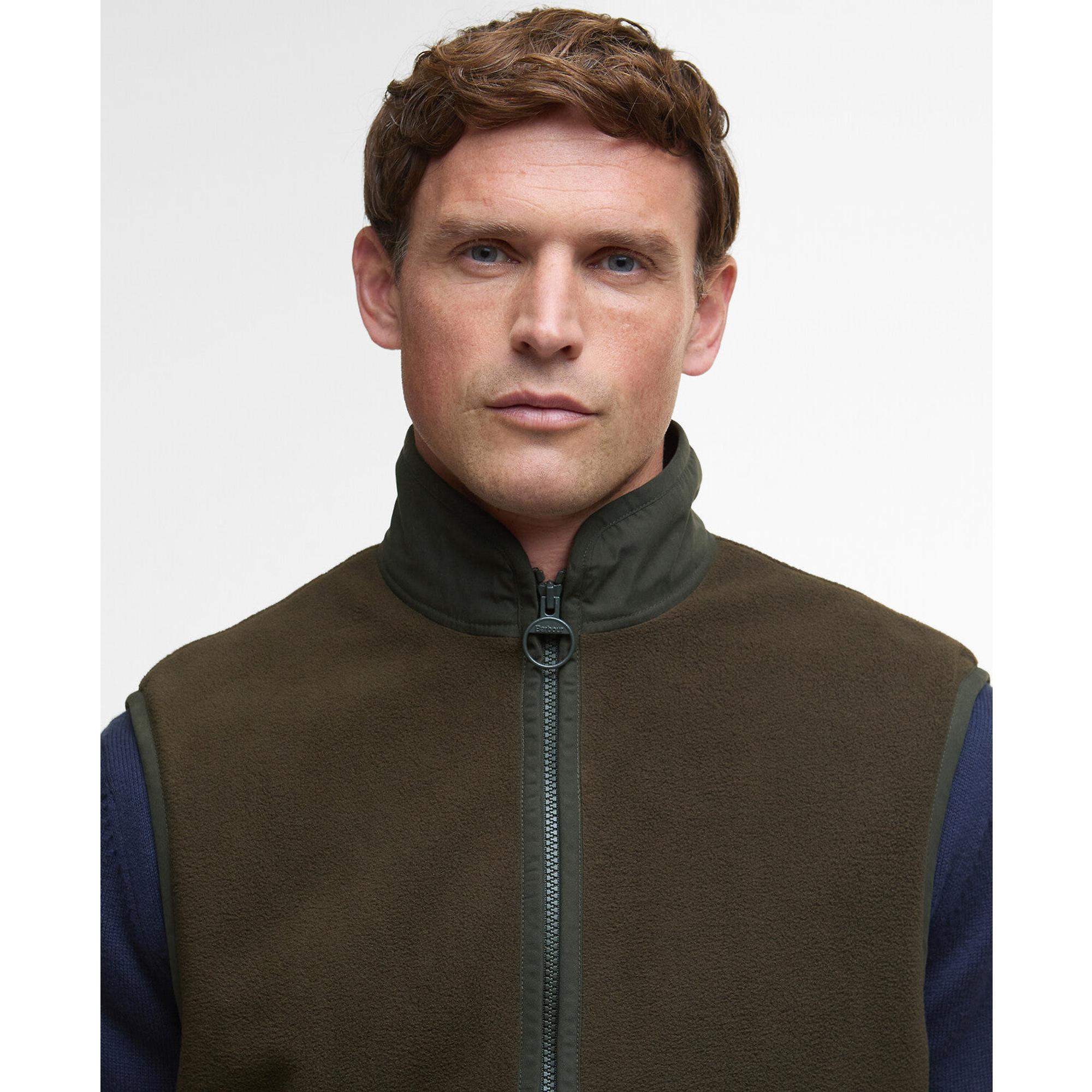 Product image 5 of 7 of Barbour Men's Lowich Fleece Gilet - Olive