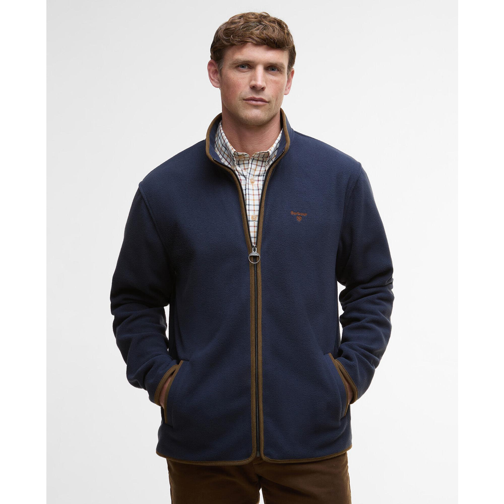 Product image 2 of 6 of Barbour Men's Harwood Zip Thru Fleece - Navy