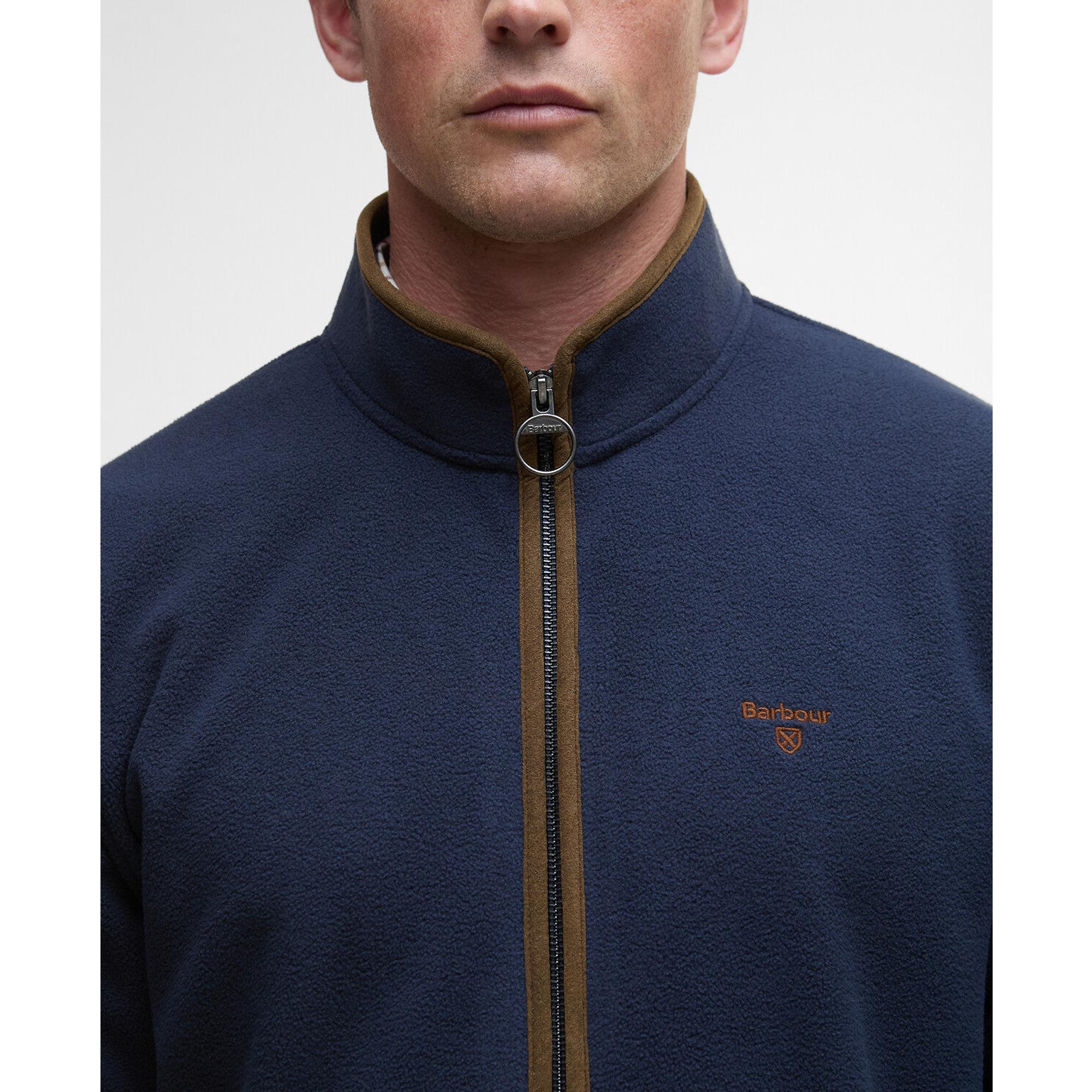 Product image 6 of 6 of Barbour Men's Harwood Zip Thru Fleece - Navy