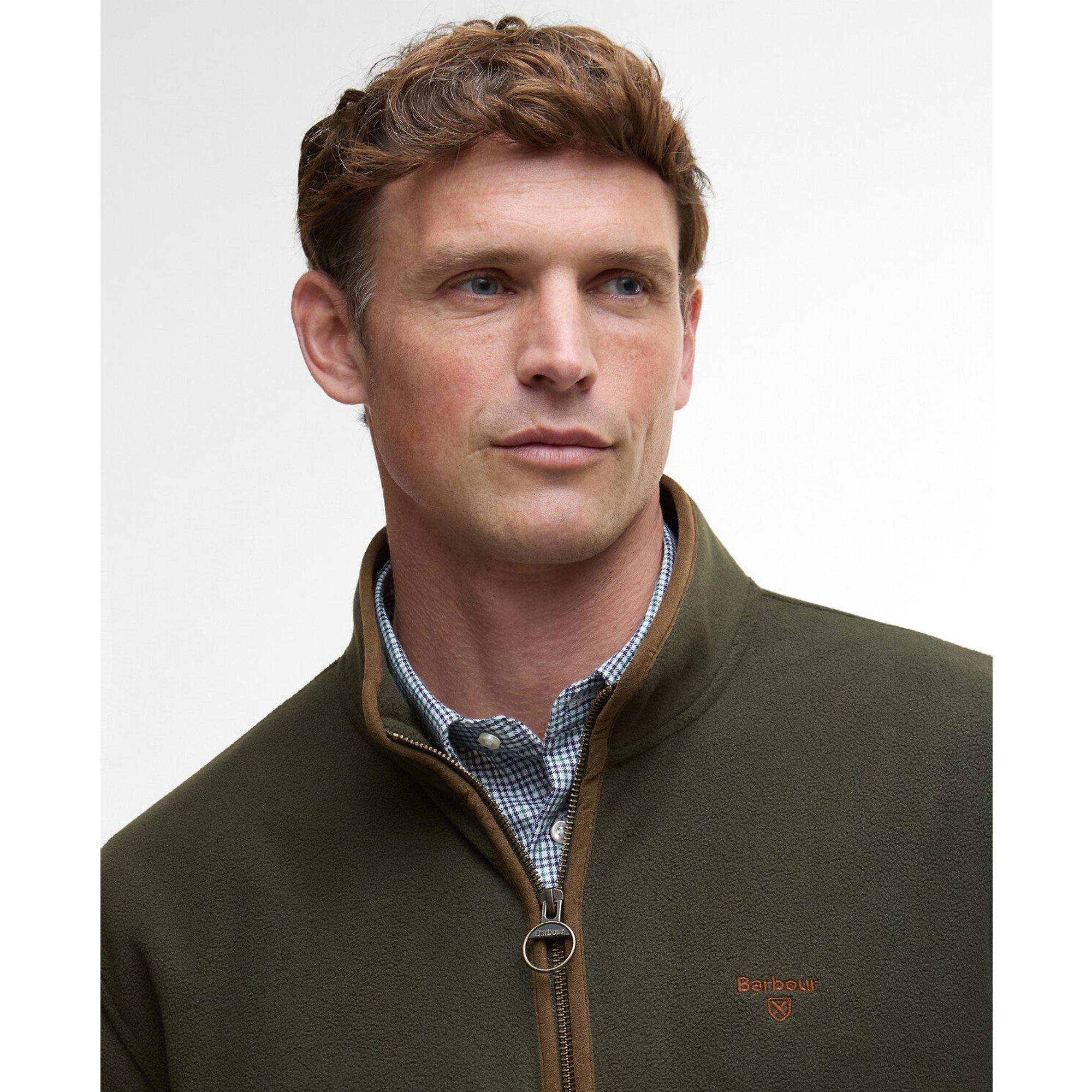 Product image 5 of 6 of Barbour Men's Harwood Zip Thru Fleece - Olive